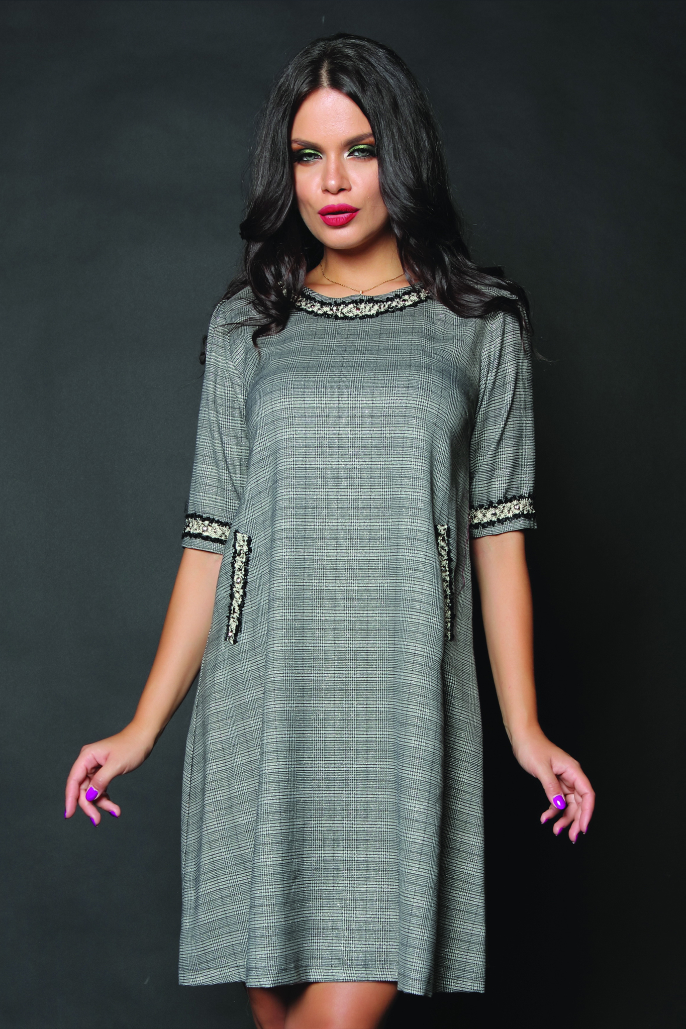Rochie christine gri