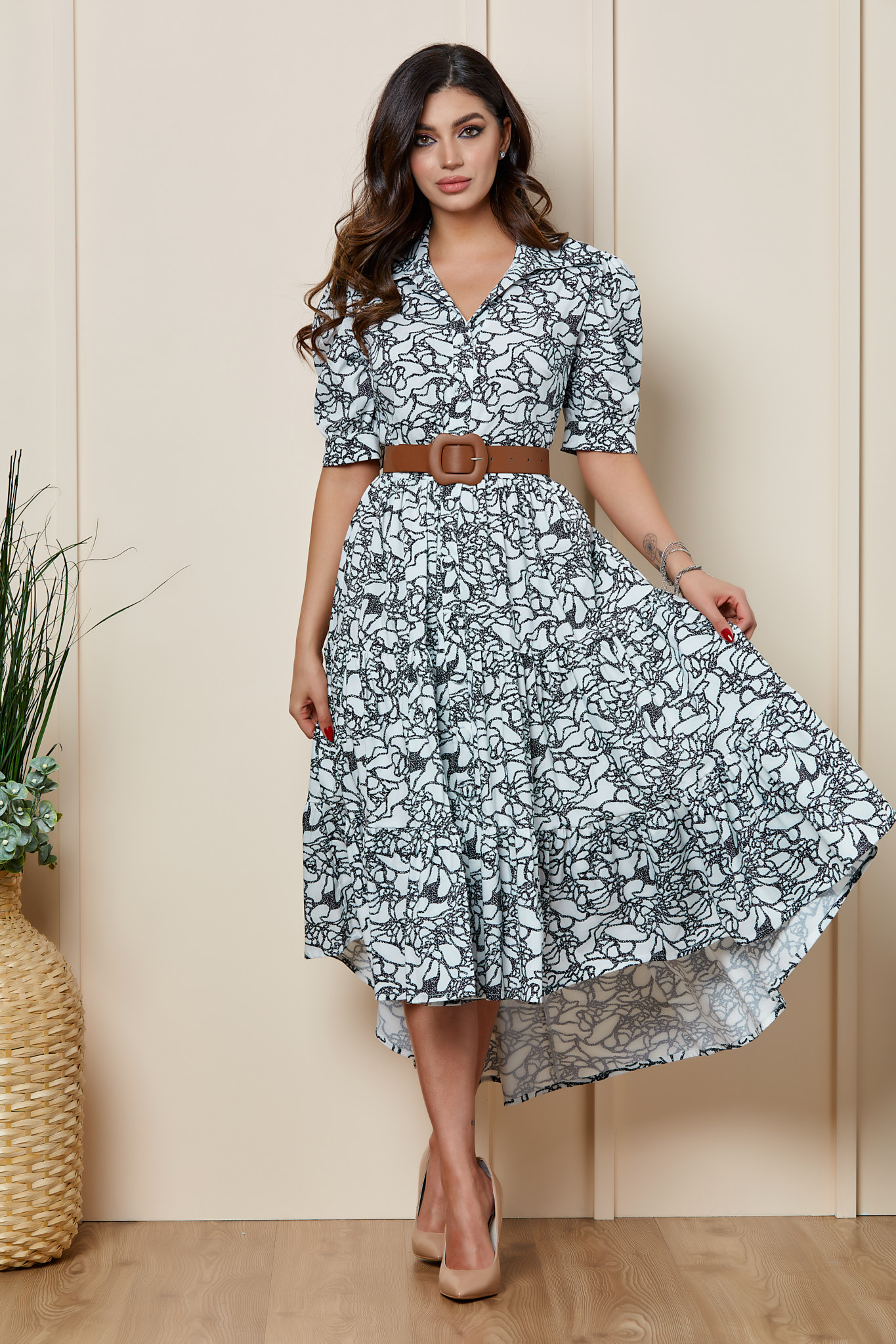 Rochie Ronnia Bicolora