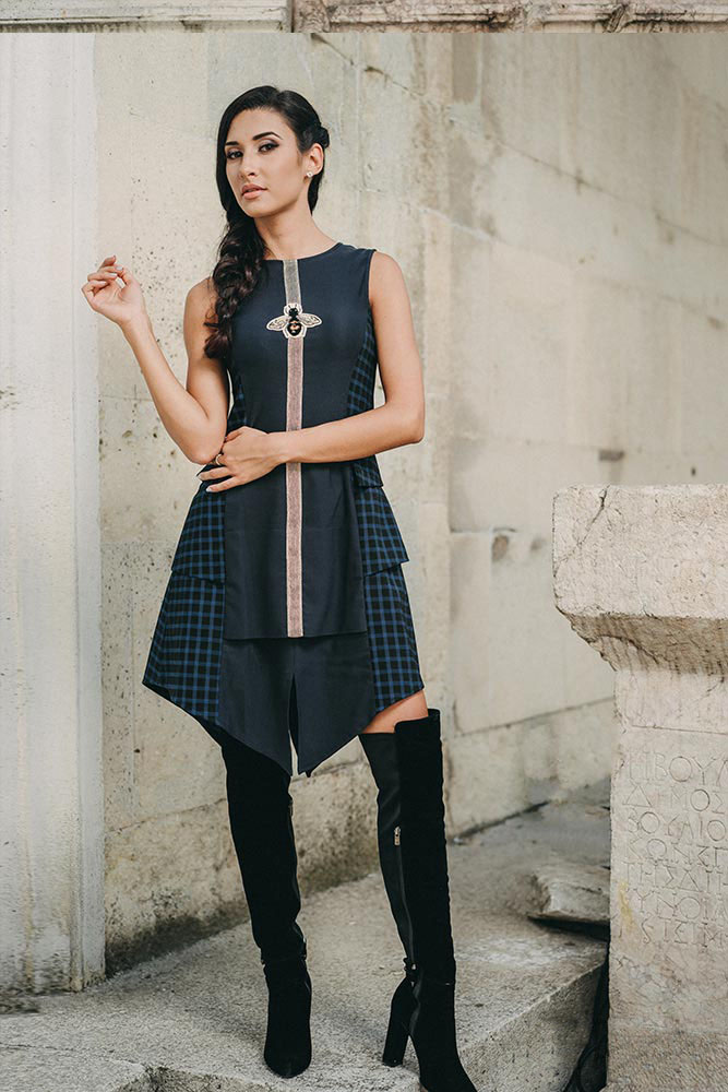 rochie dalila bleumarin