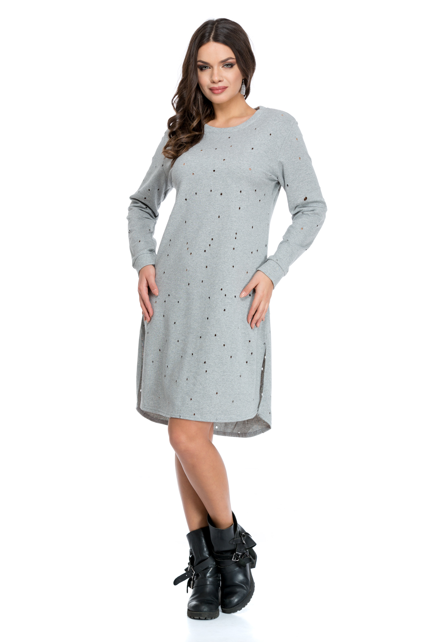 rochie raysa gri