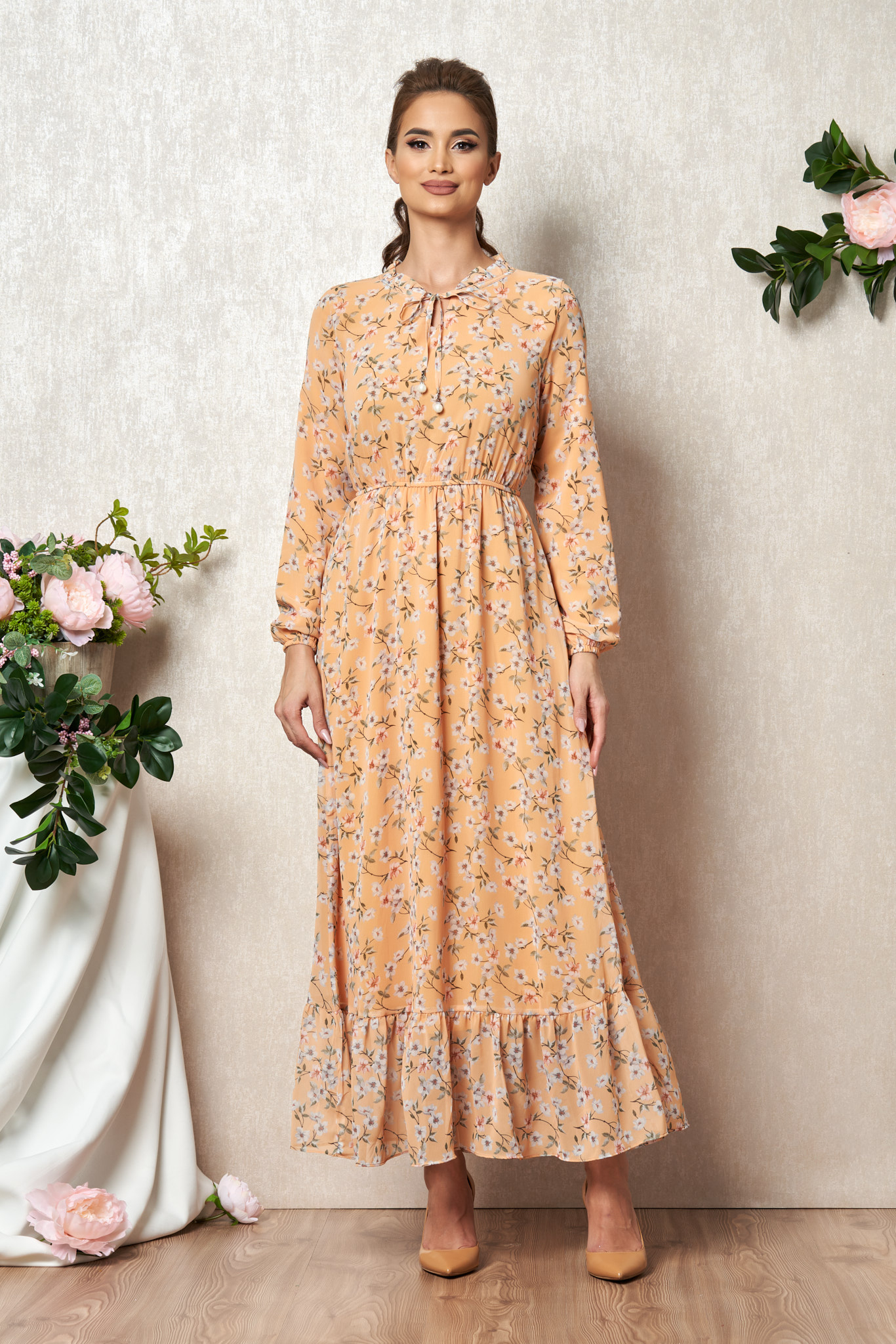 Rochie gwendolyn galbena