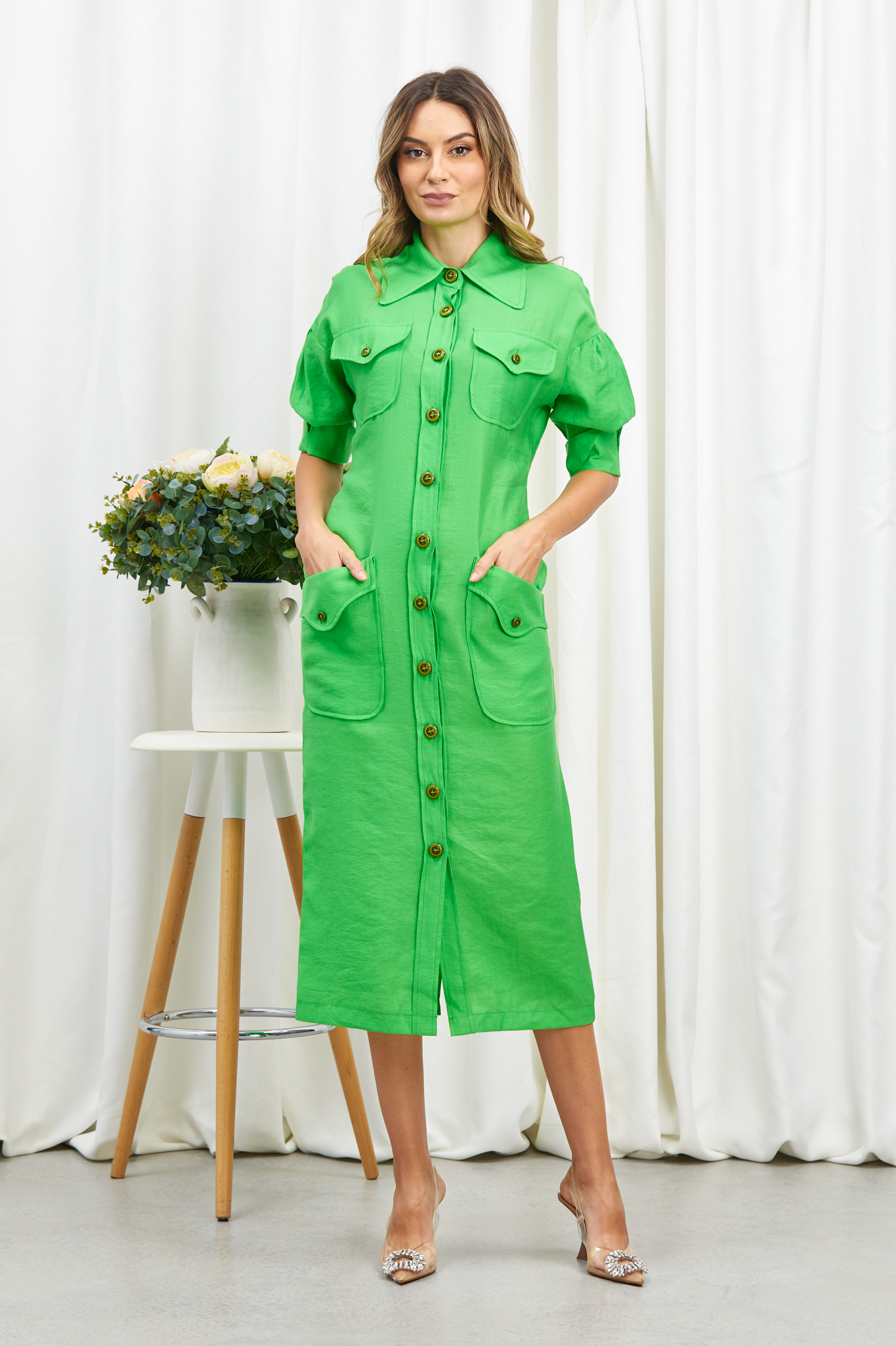 Rochie Lexie Verde Deschis