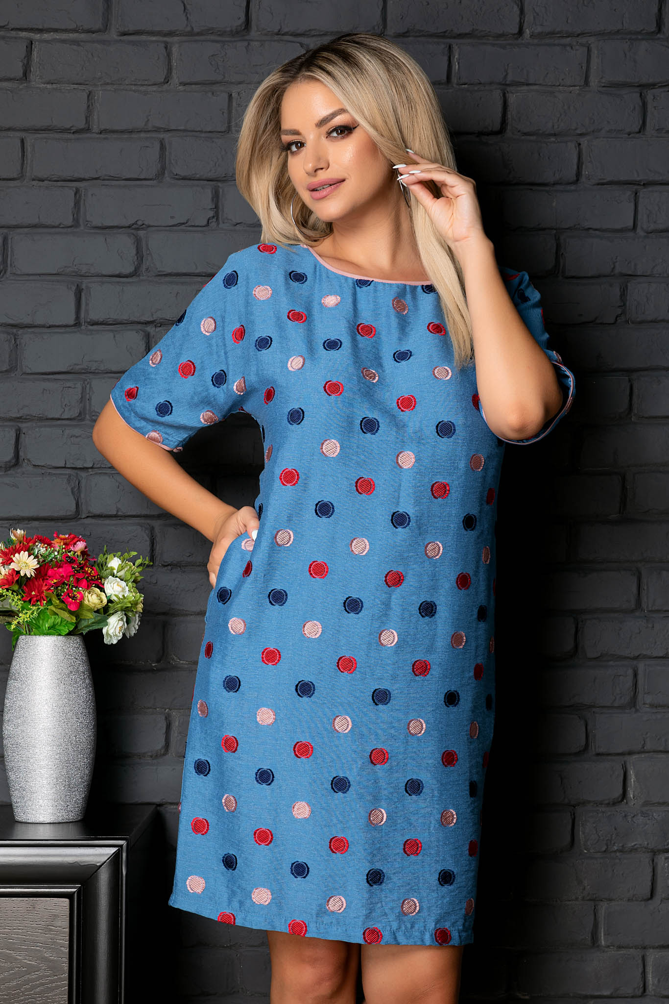Rochie tanya albastra