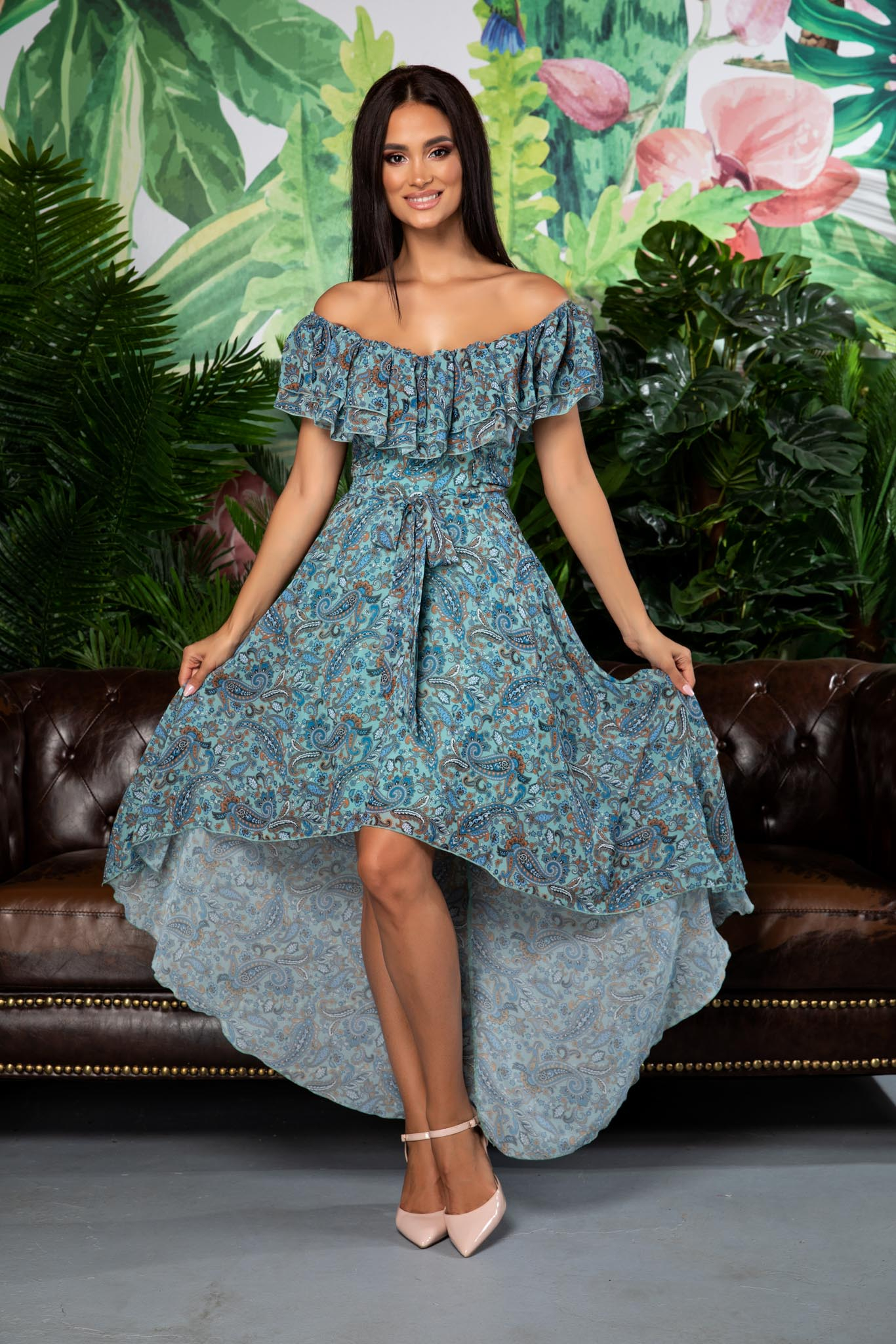 Rochie Yolanda Mint Multi