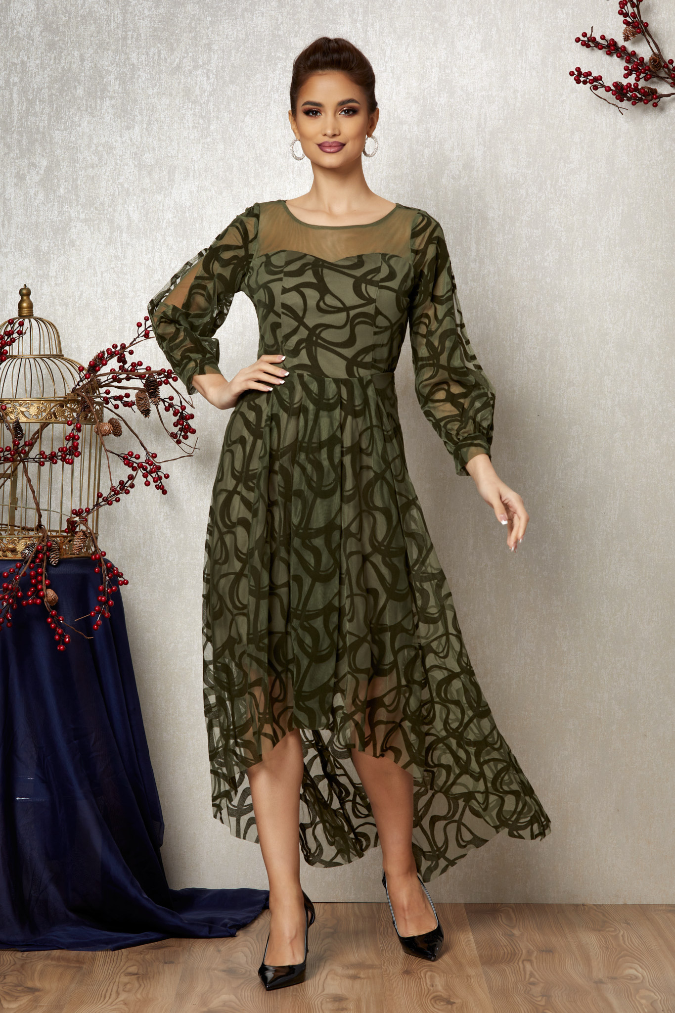 Rochie merrida verde