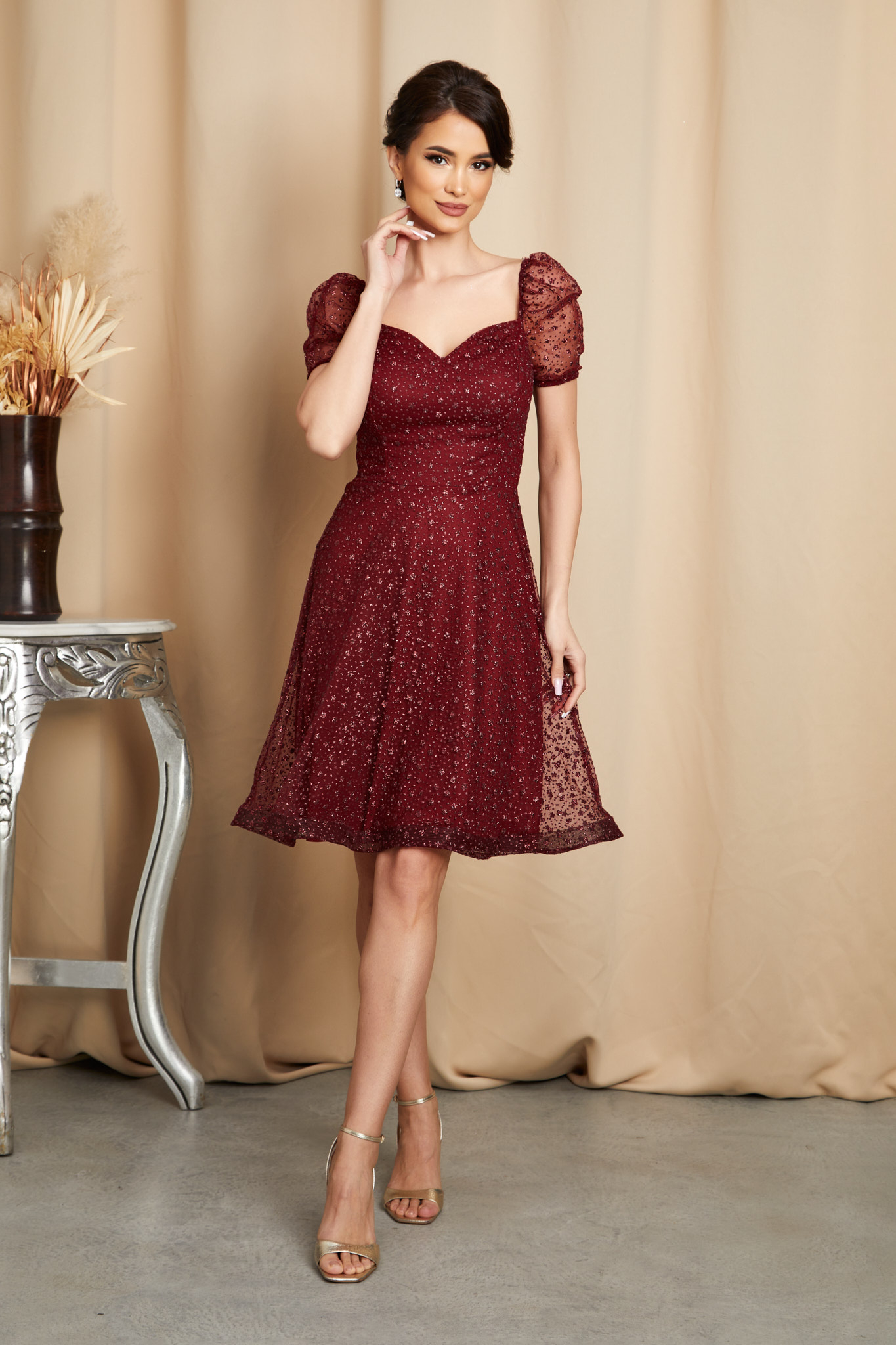 Poze Rochie Adrianna Bordo zonia.ro 