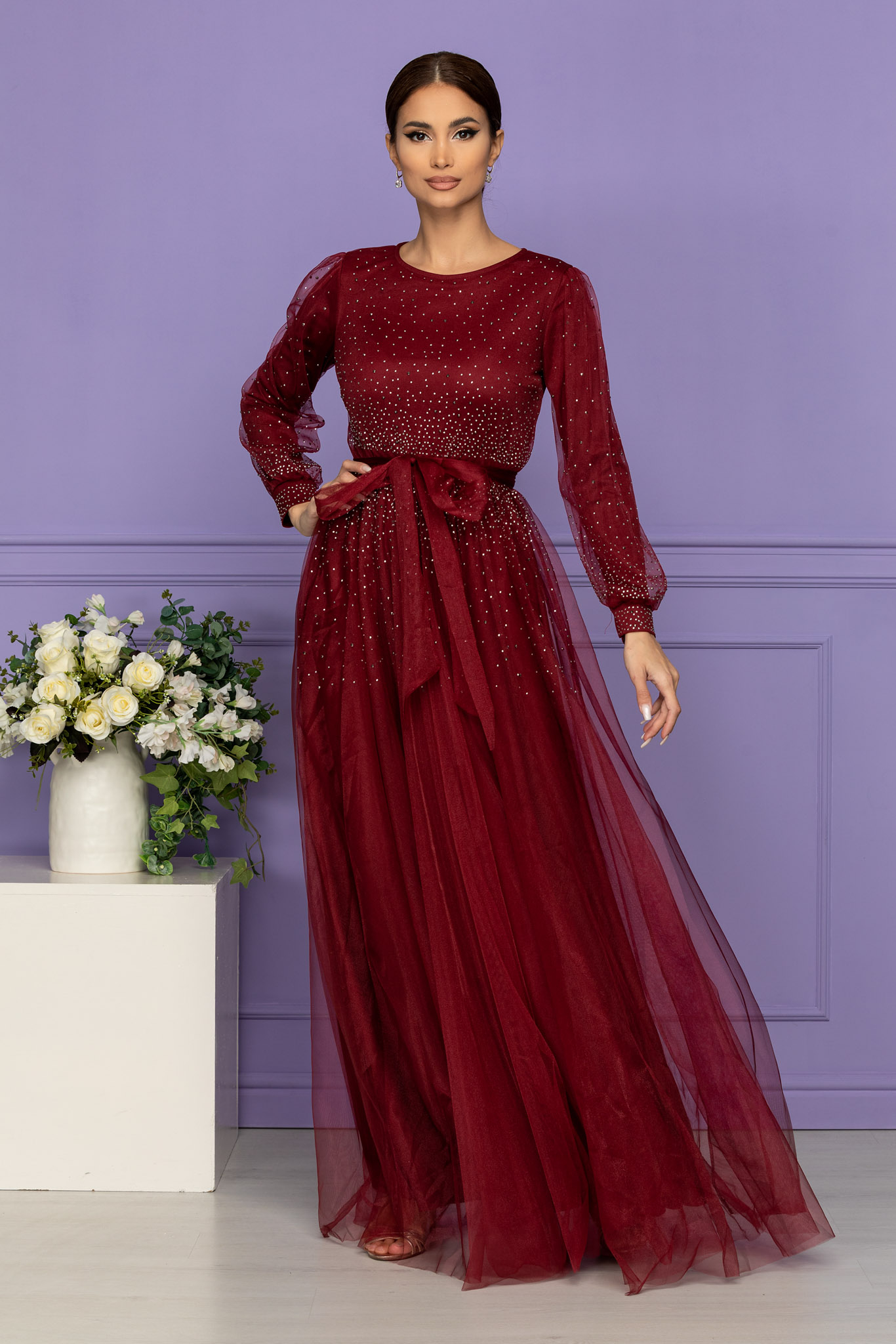 Rochie constanza bordo