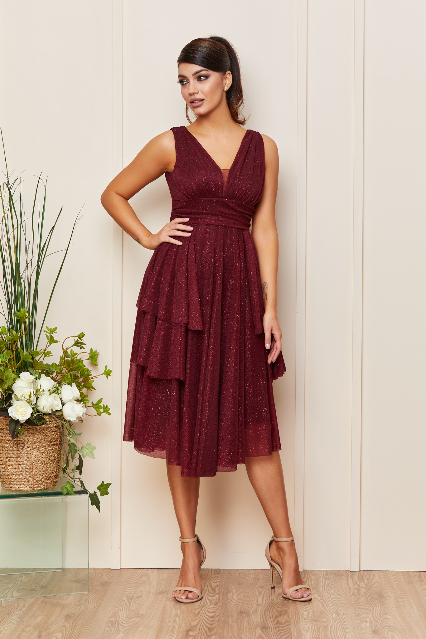 Rochie Estella Bordo