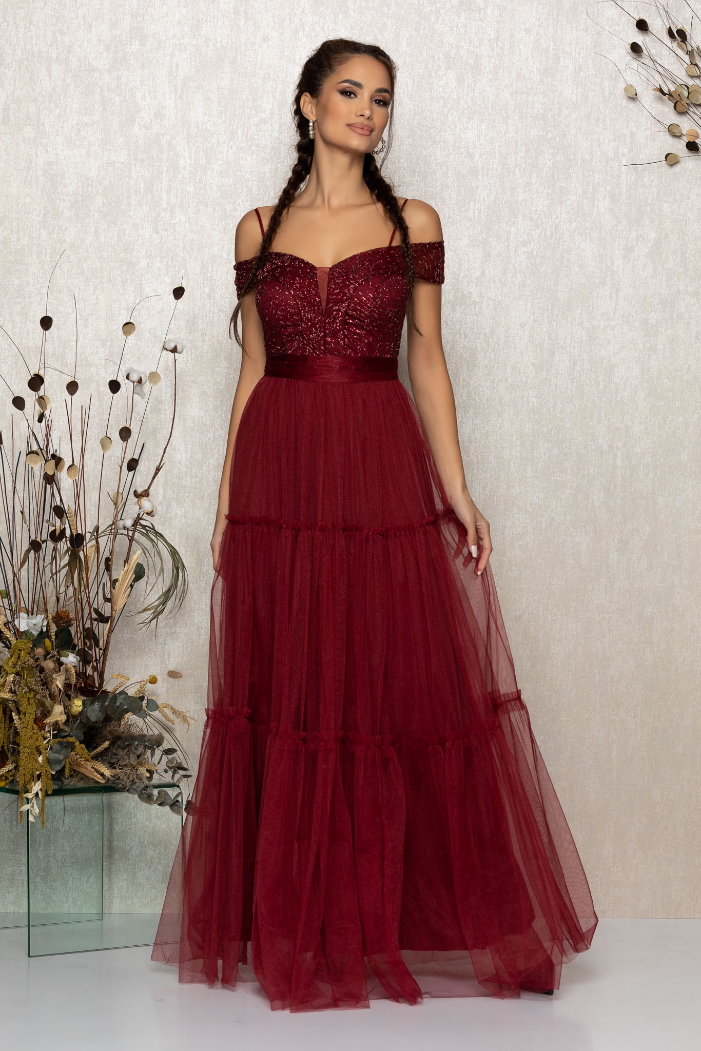 Rochie tenderness bordo