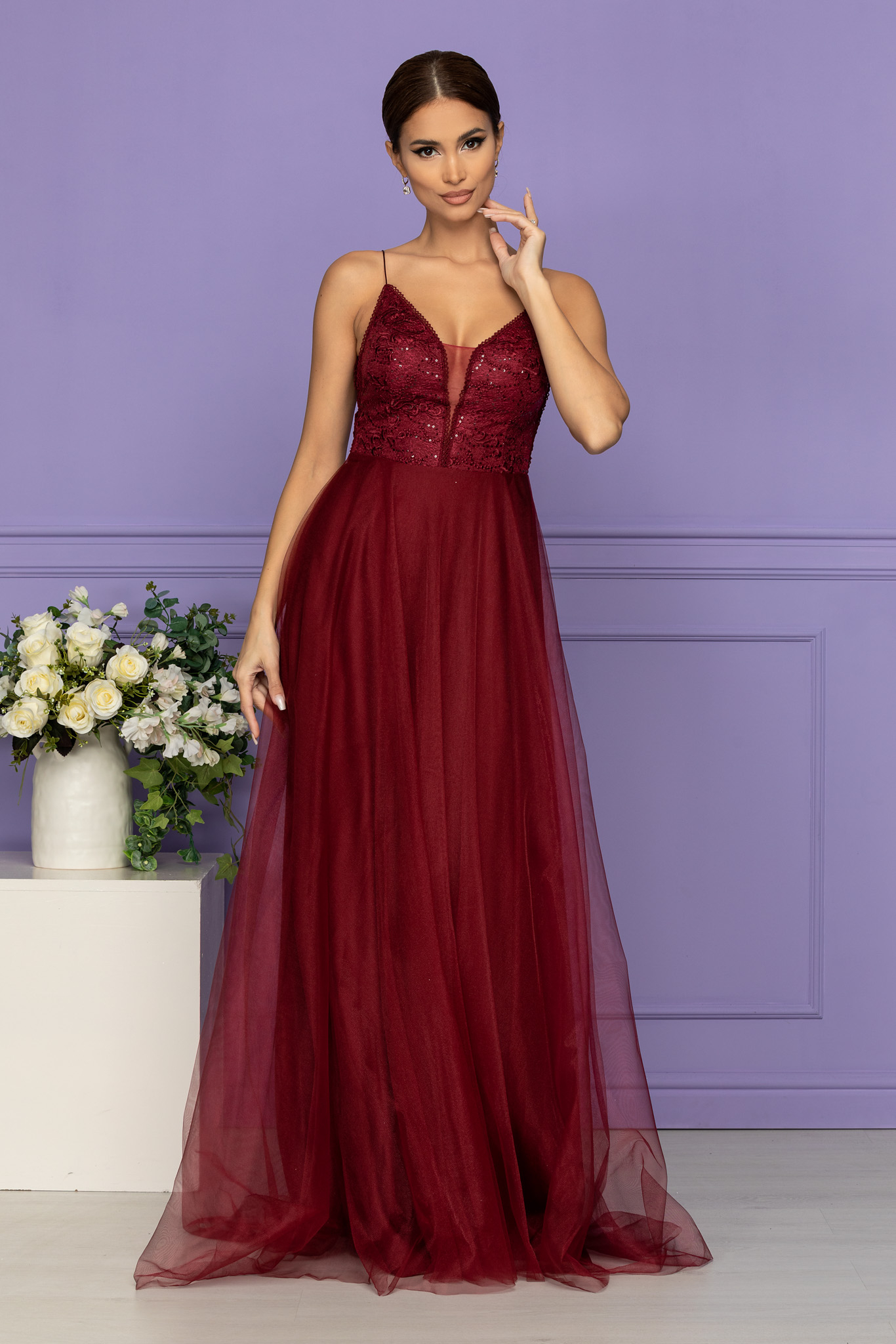 Rochie feeling bordo
