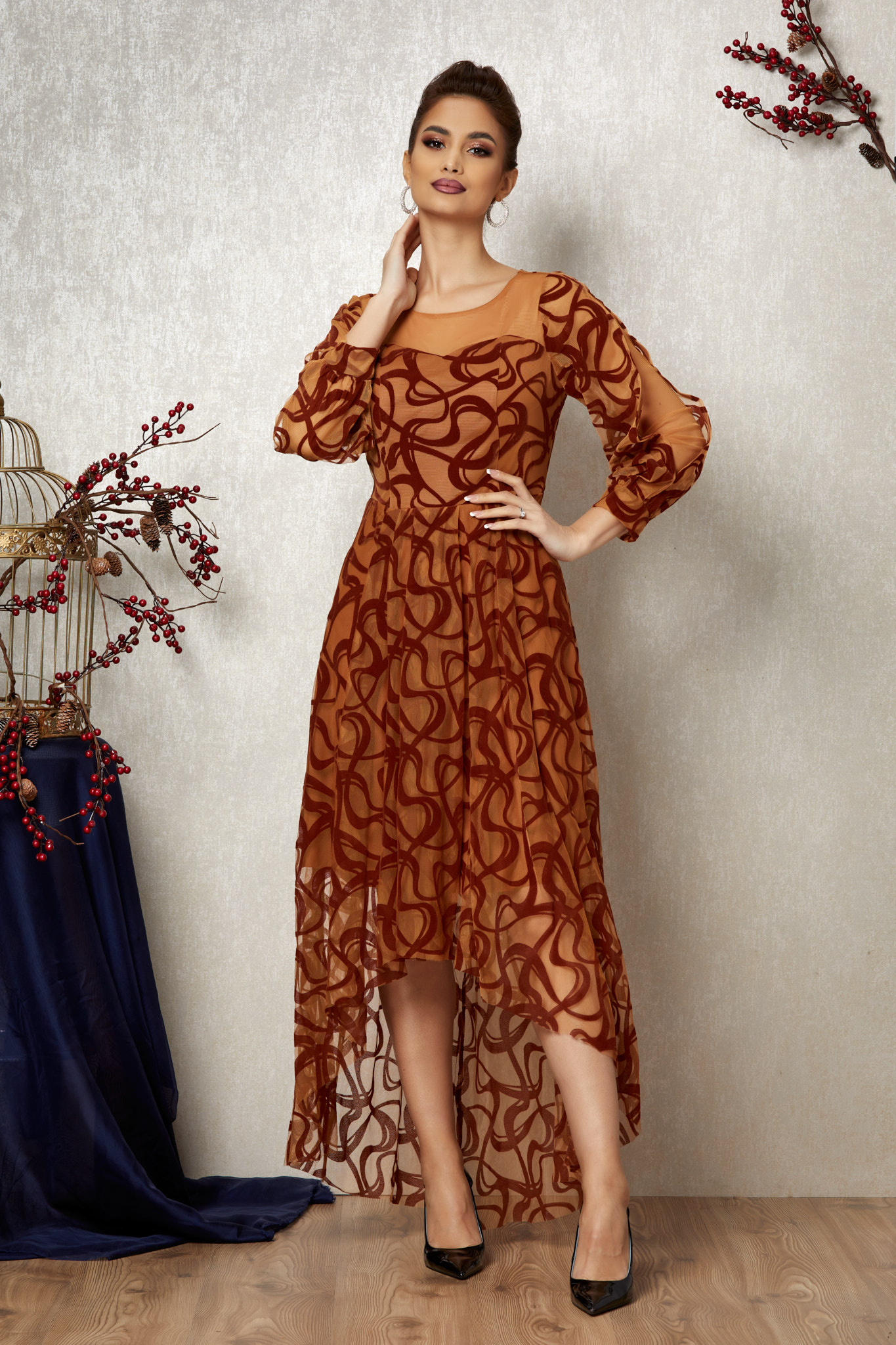 Rochie merrida caramel