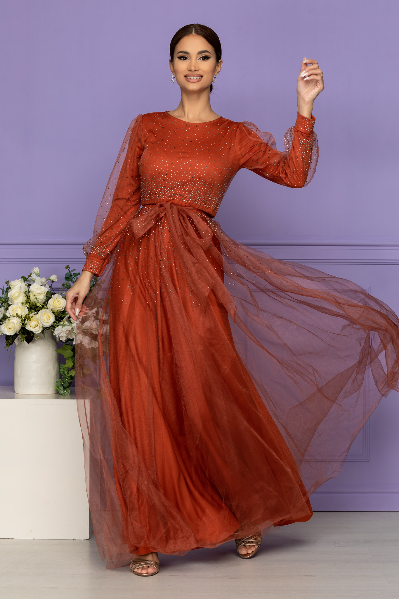 Rochie constanza caramizie