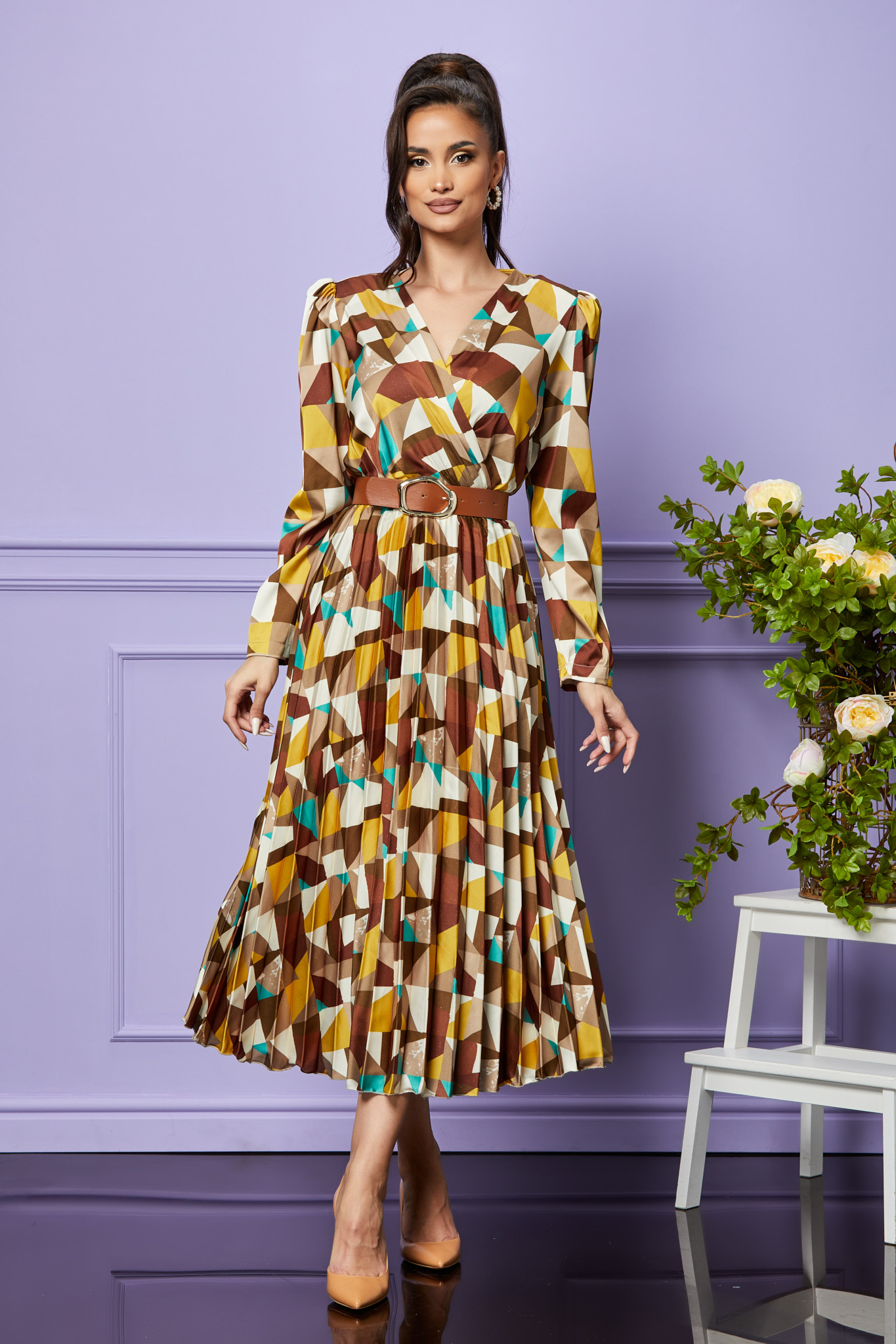 Rochie alevia multicolora