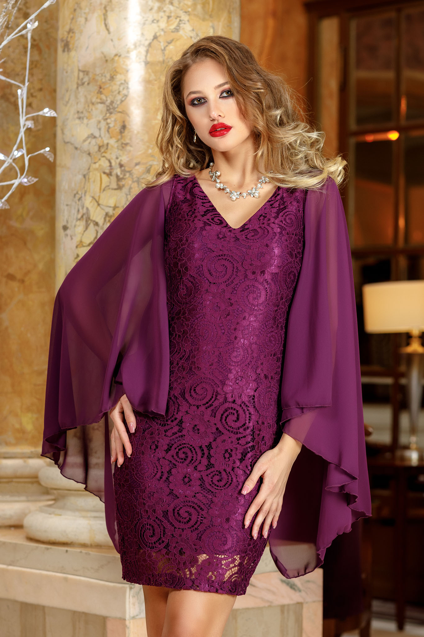 Rochie michelle violet