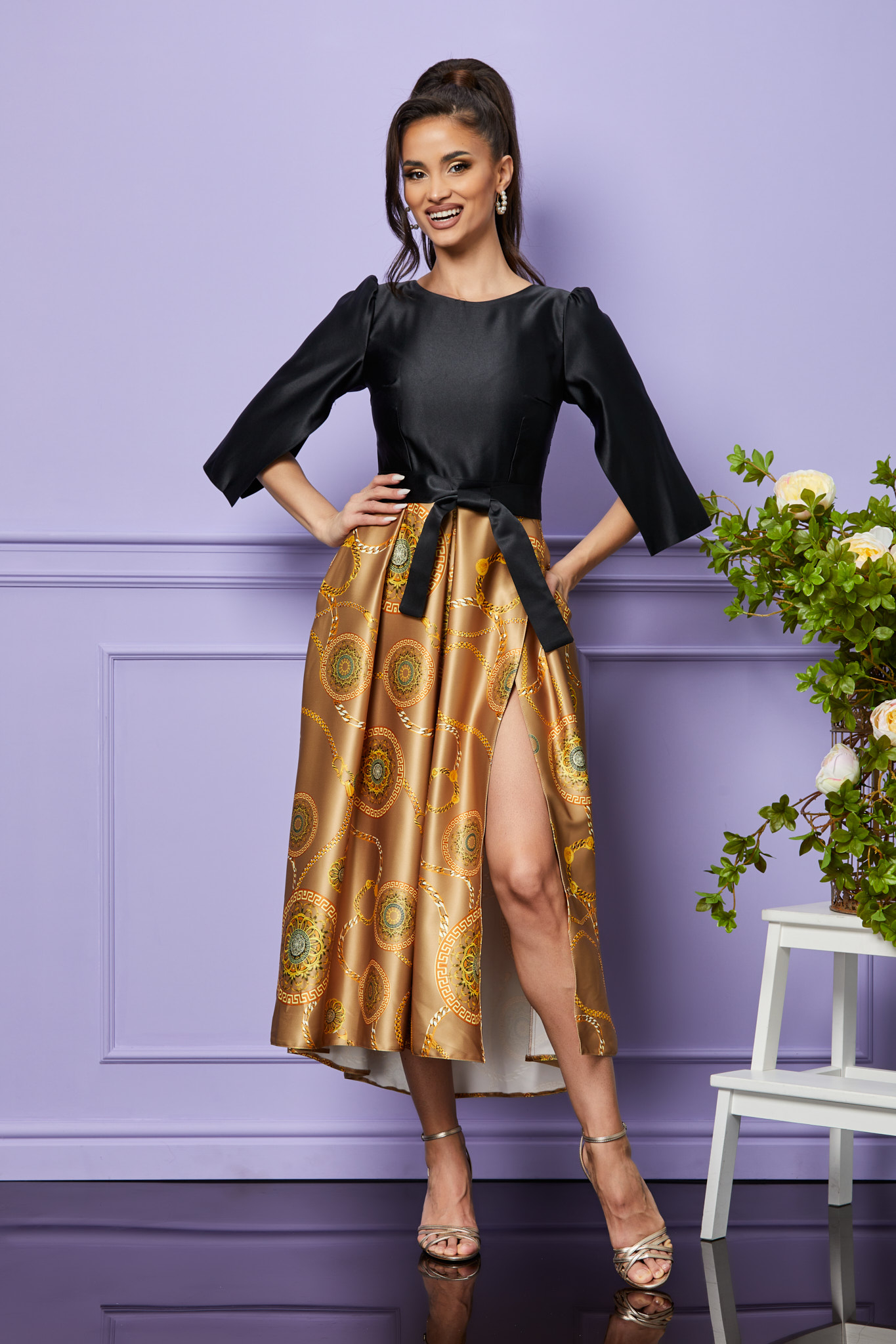 Rochie moze river bicolora