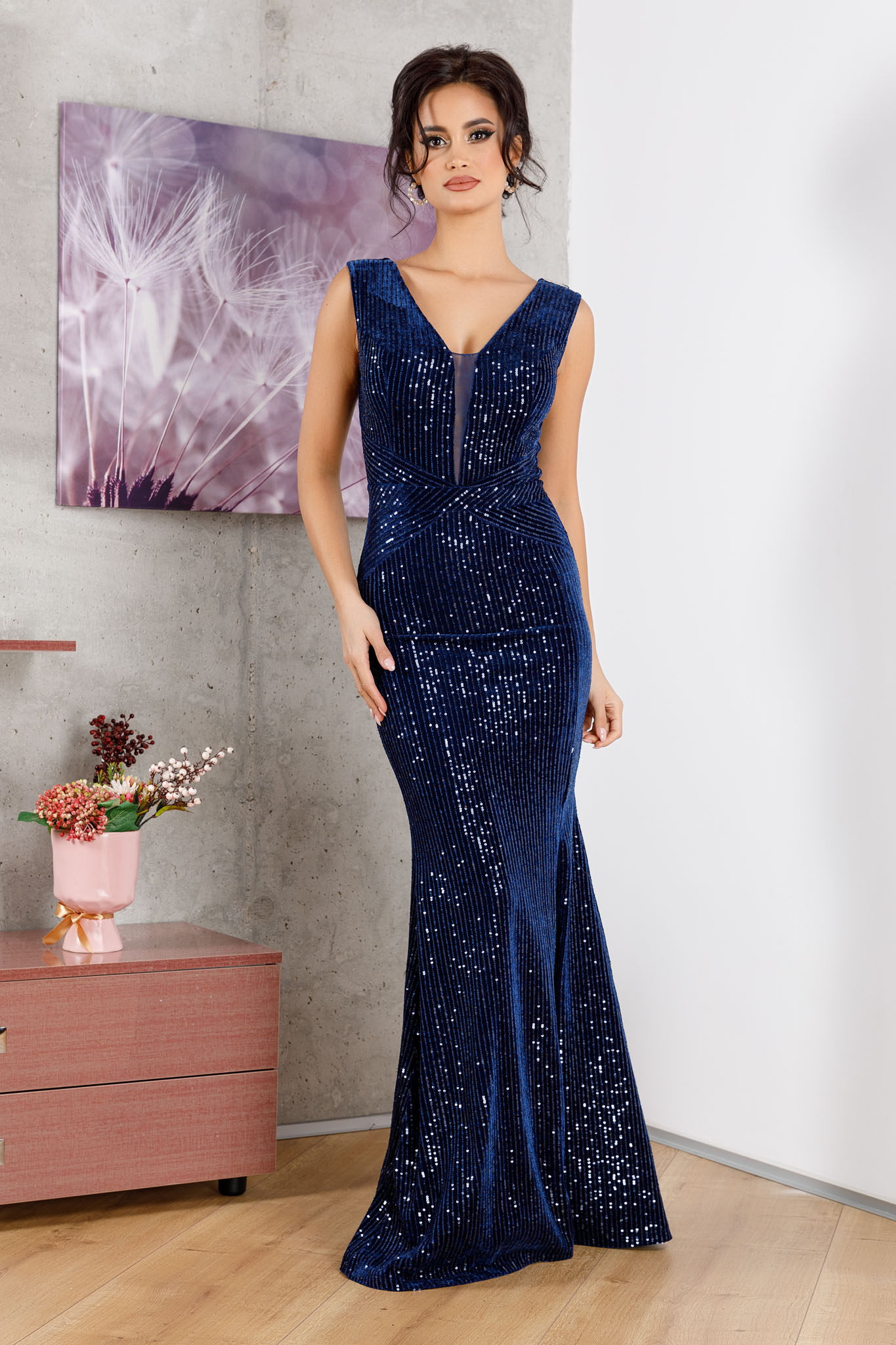 Rochie adonia bleumarin