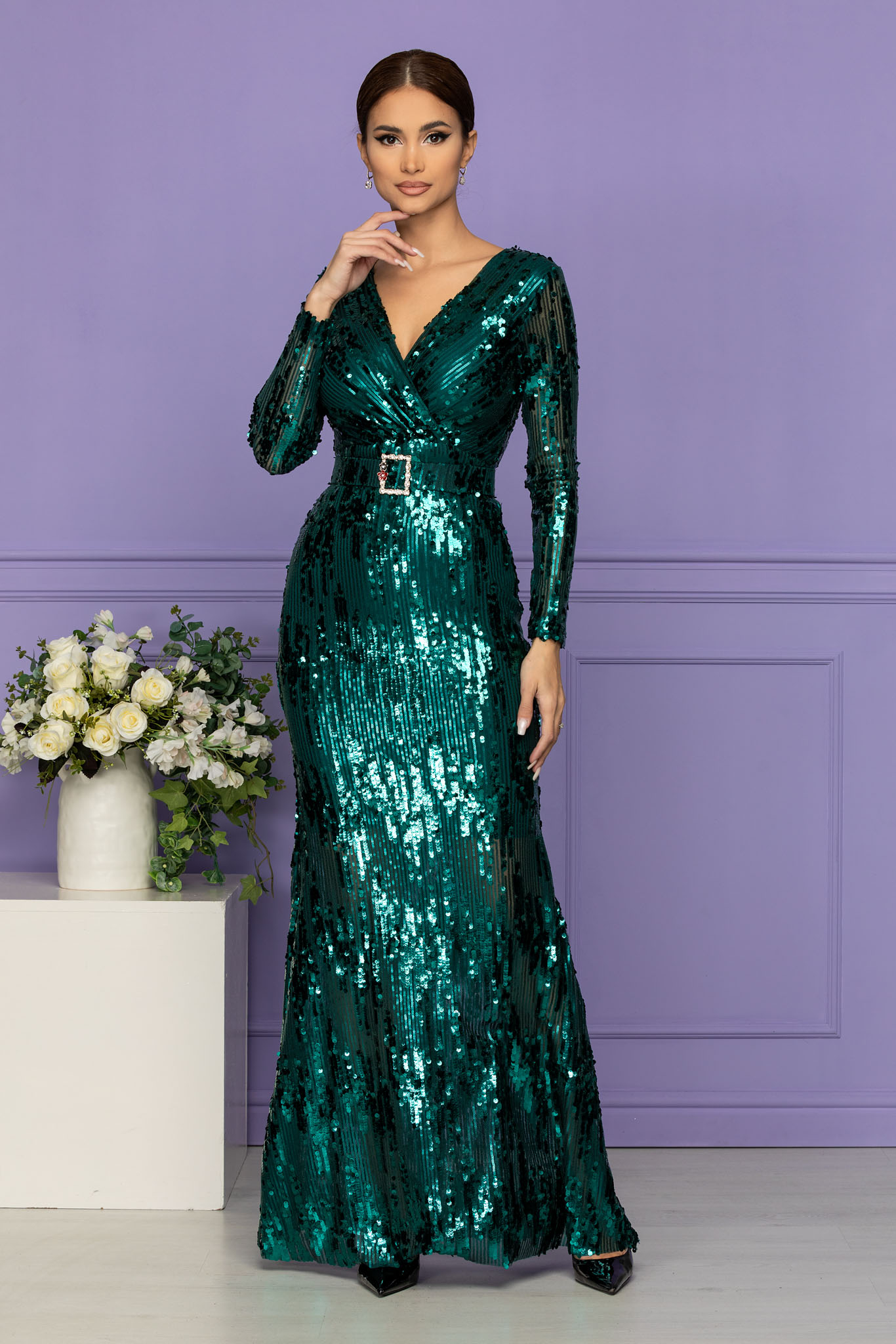 Rochie guadalupe verde