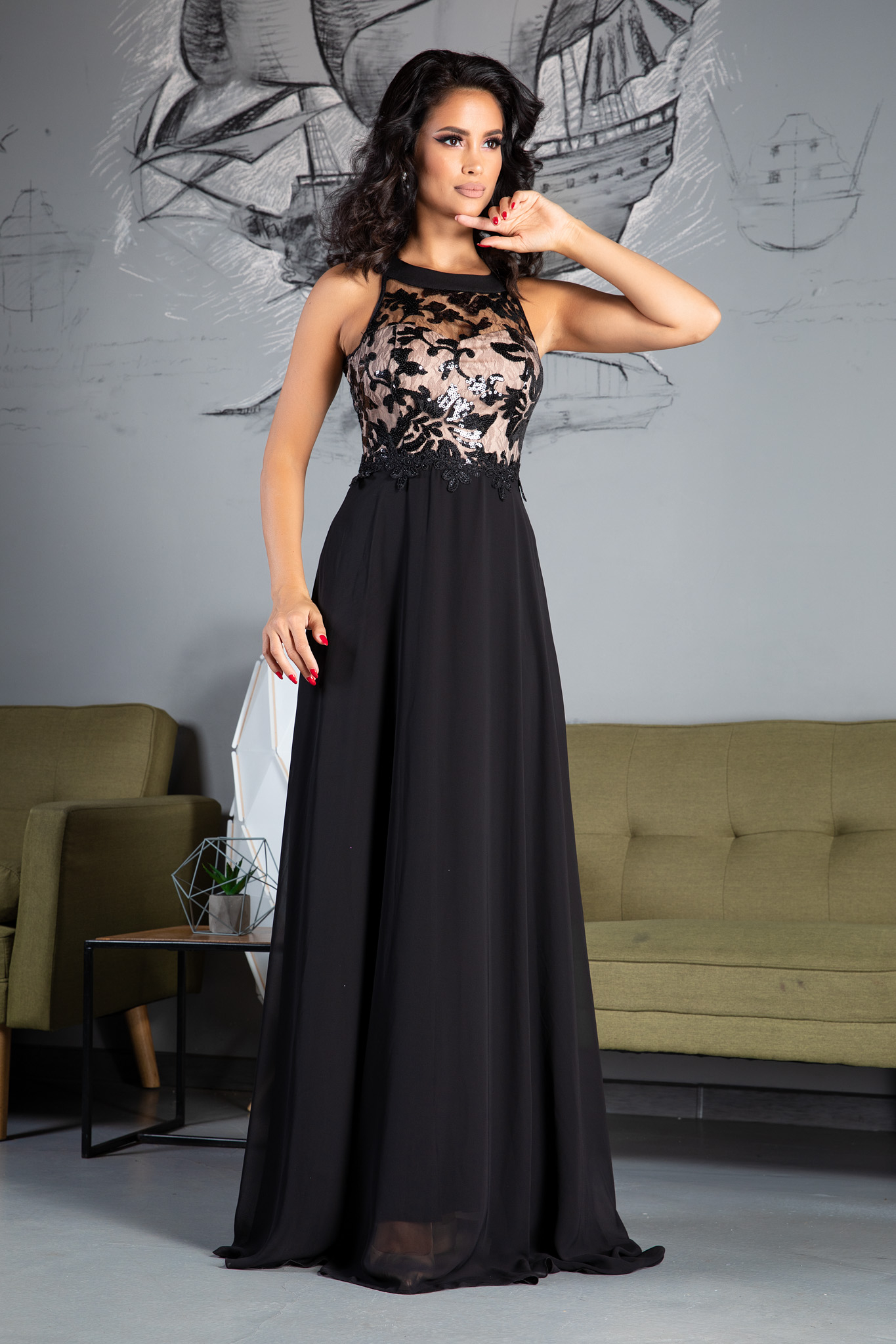 Rochie elizabeth neagra