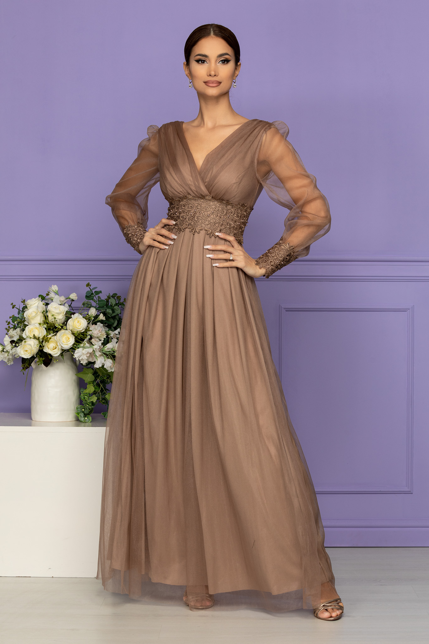 Rochie mirage maro