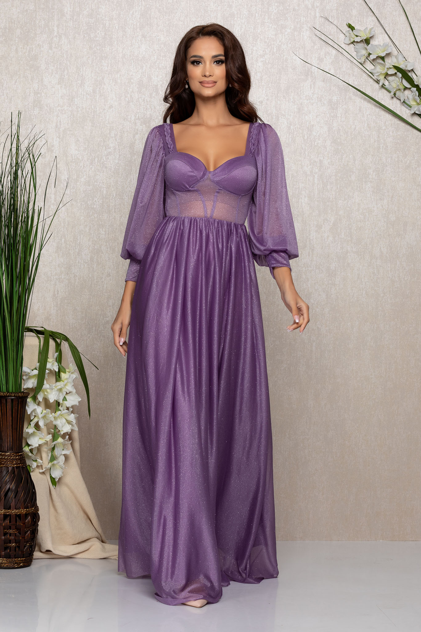 Poze Rochie Louisiana Mov zonia.ro 