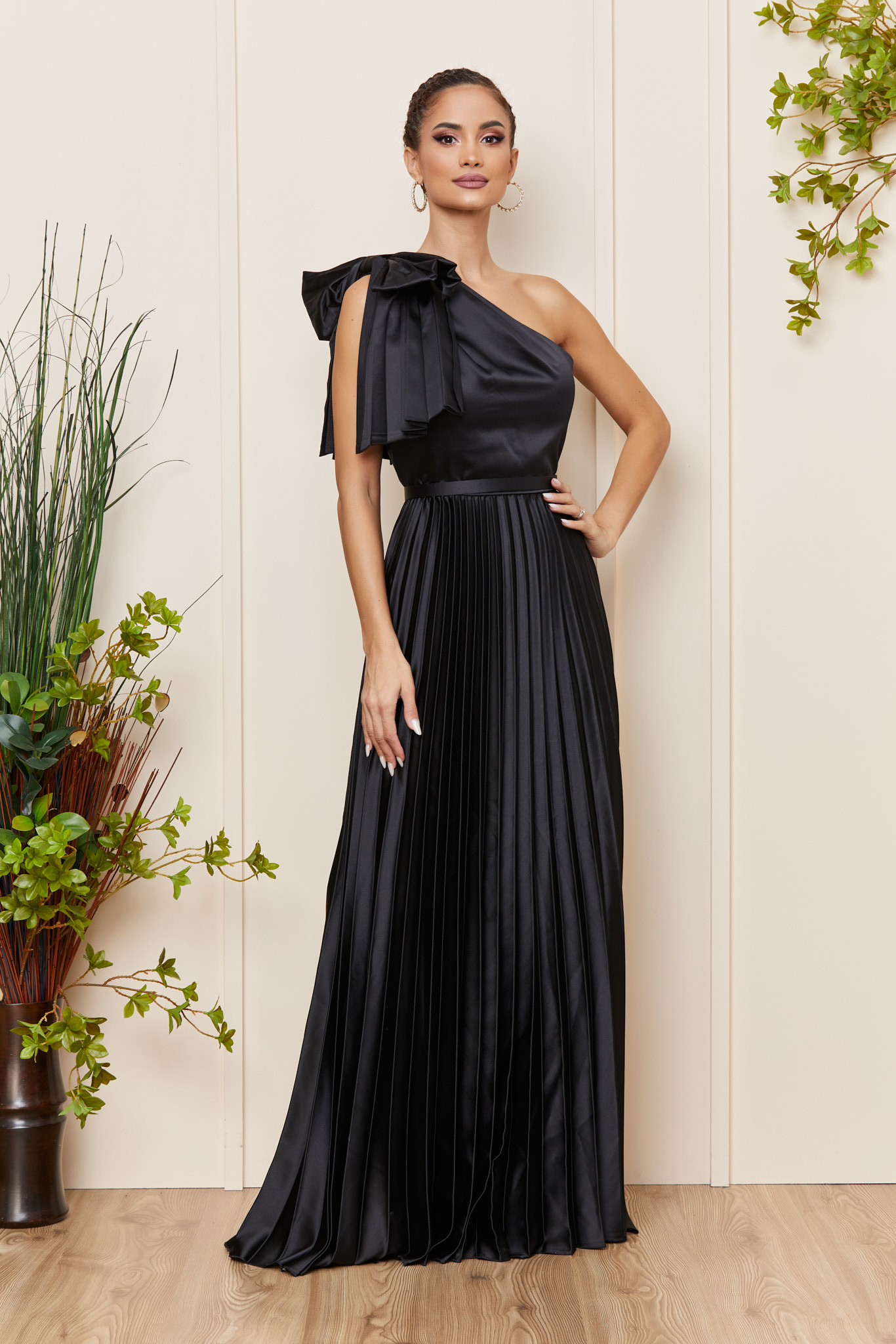 Poze Rochie Simplicity Neagra zonia.ro 