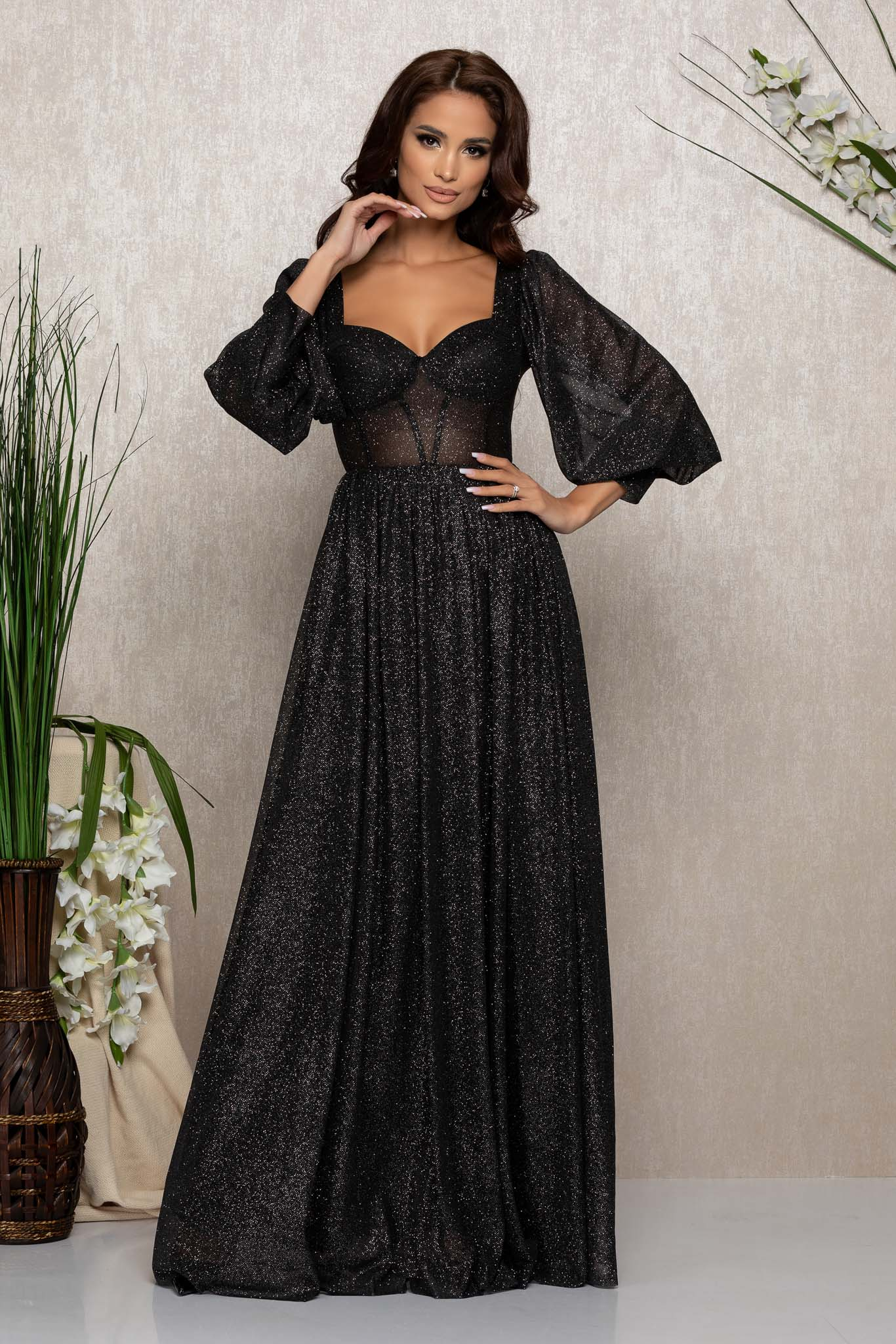 Rochie louisiana argintie