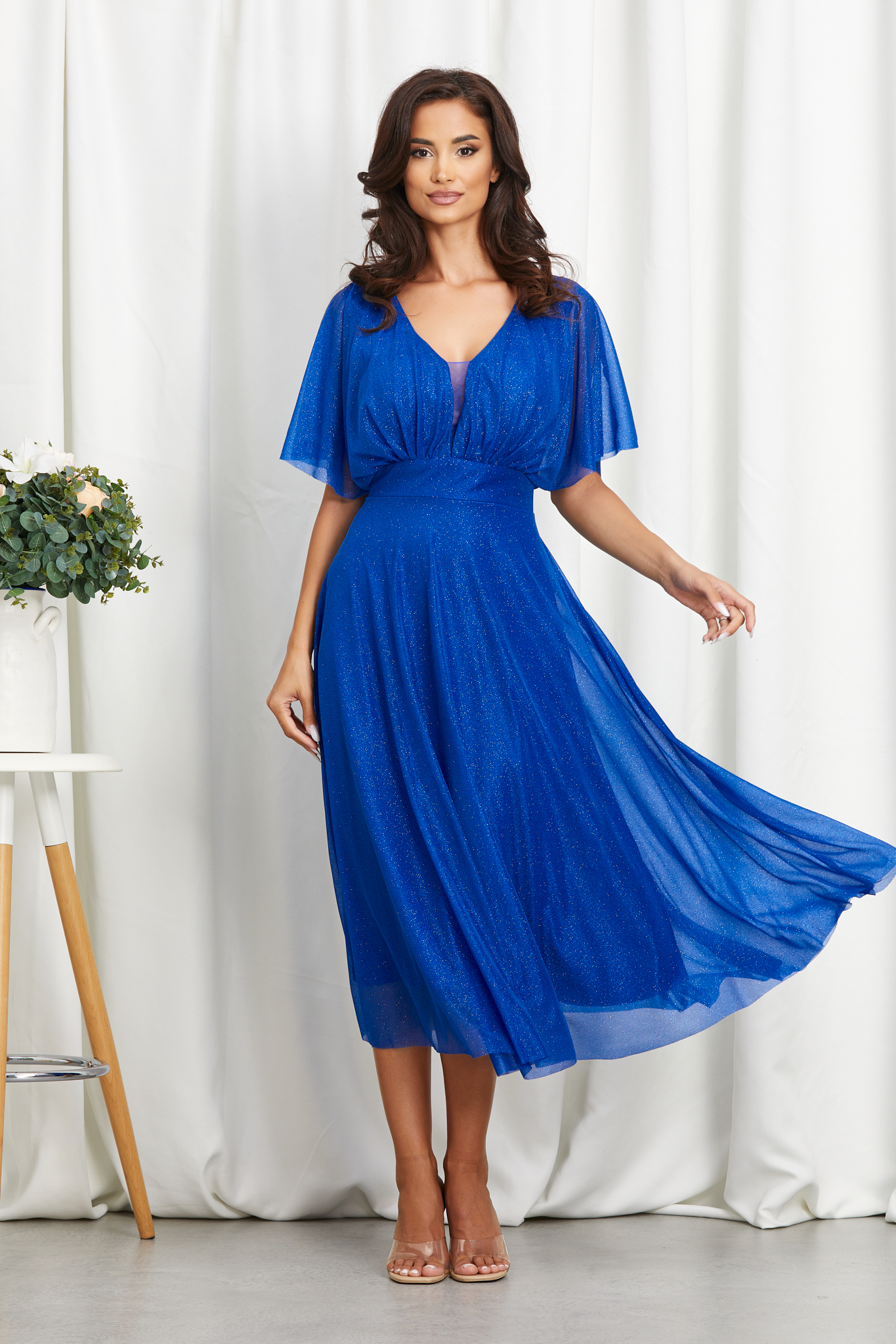 Rochie darling albastru regal