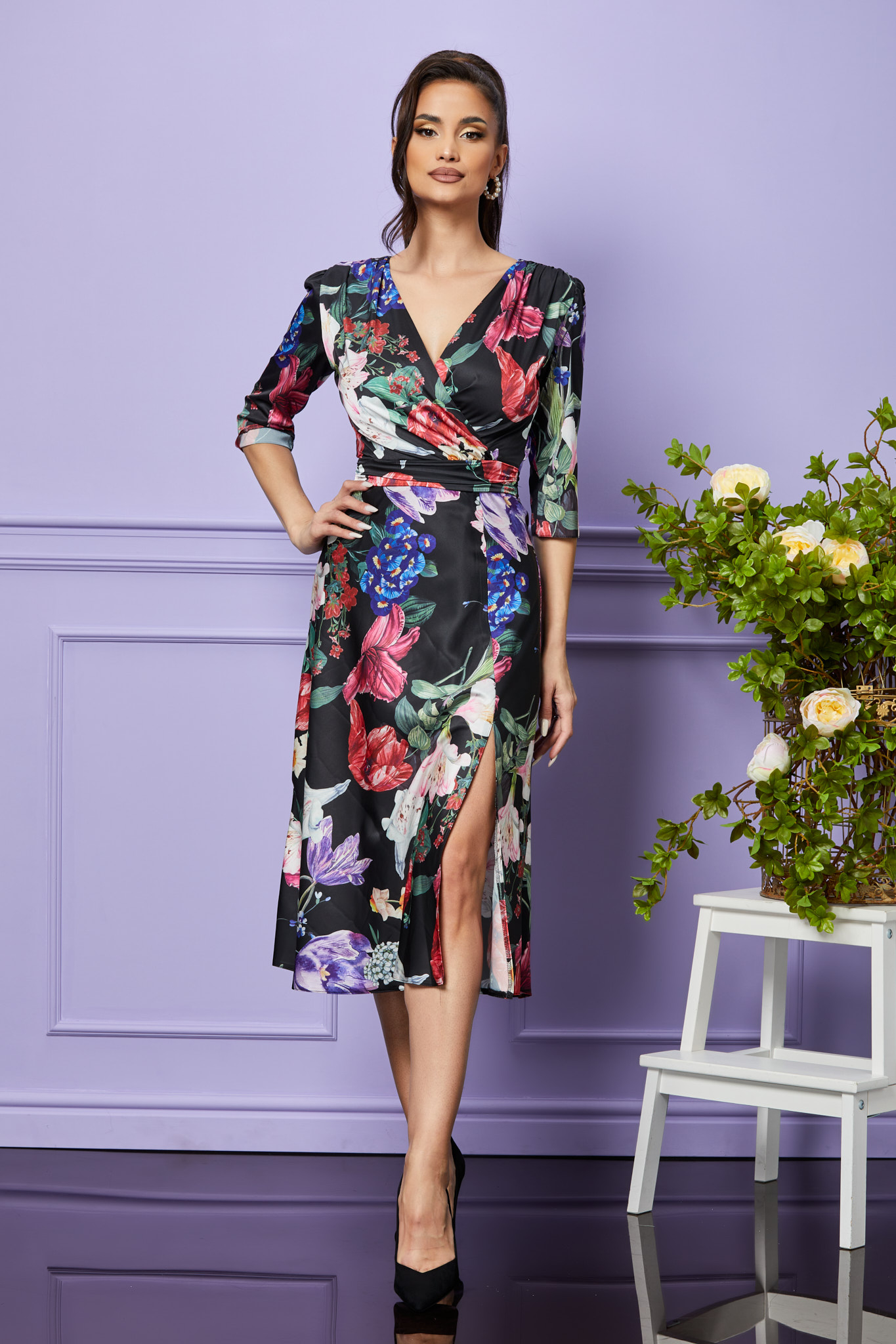 Rochie moze palmer neagra