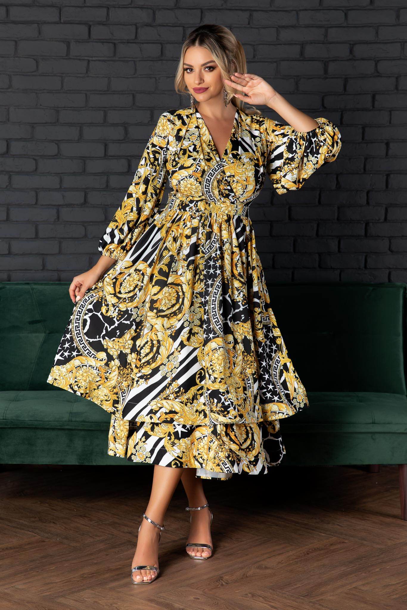 Rochie jayla galbena