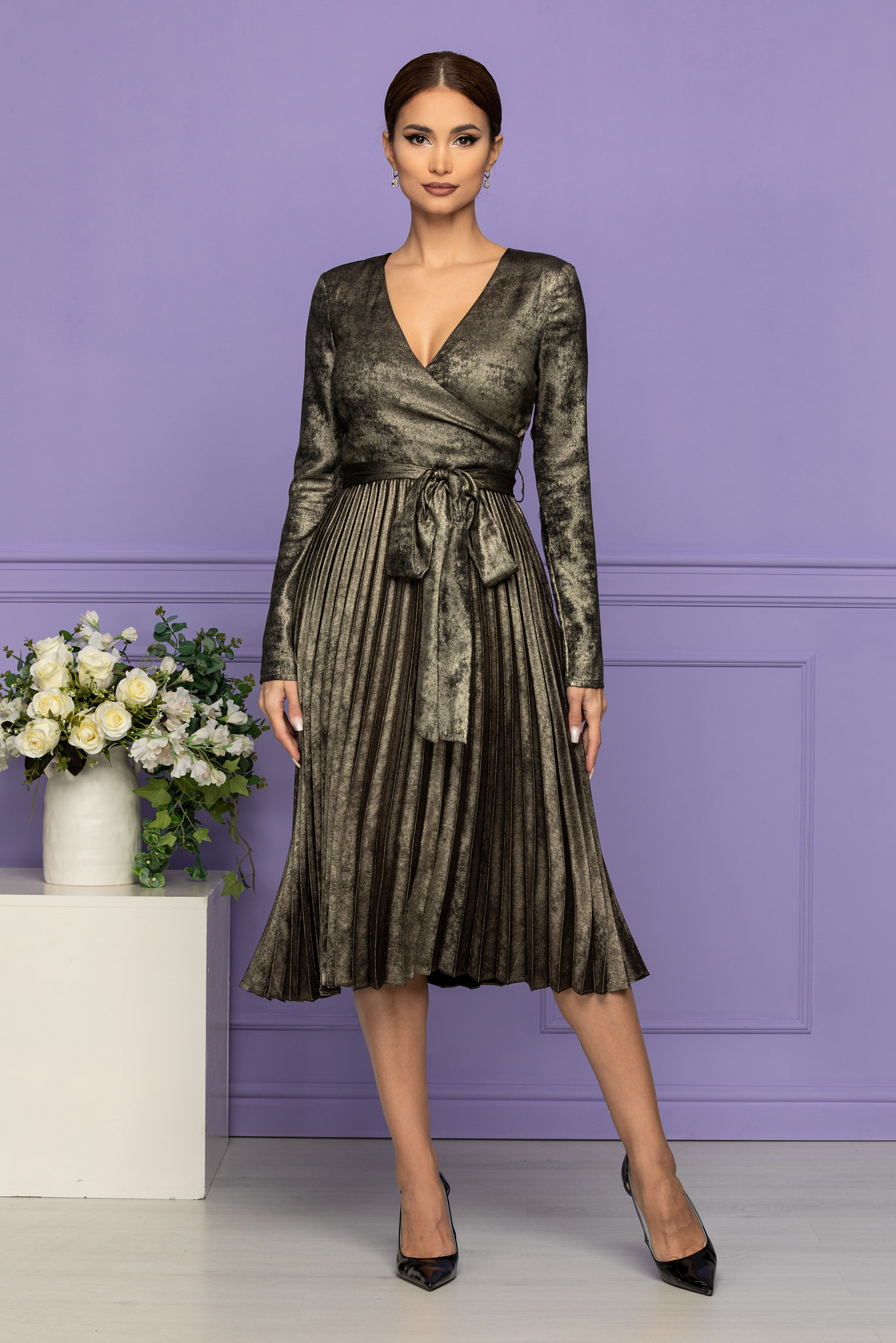 Rochie delores bej