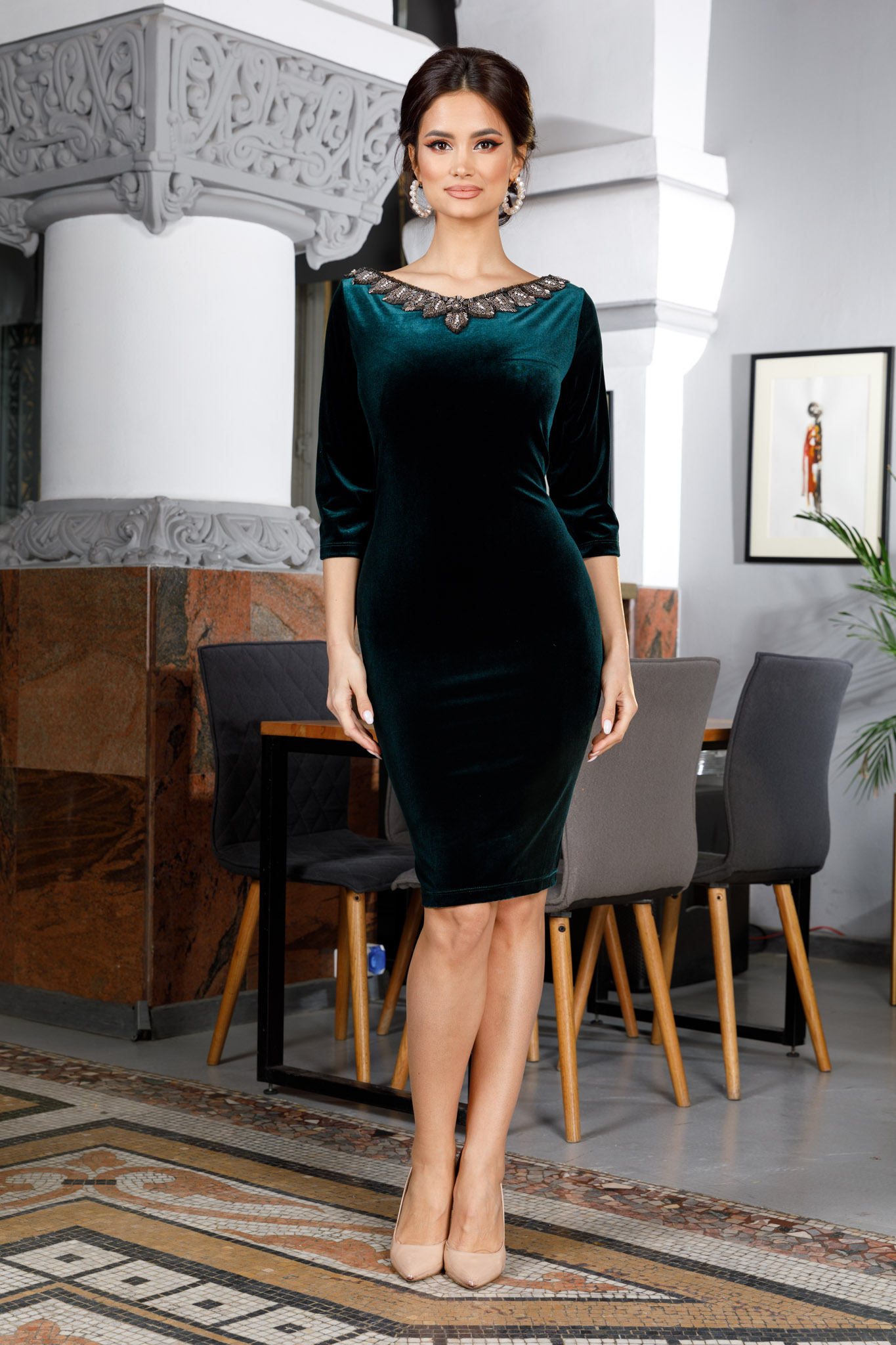 Rochie enigma verde