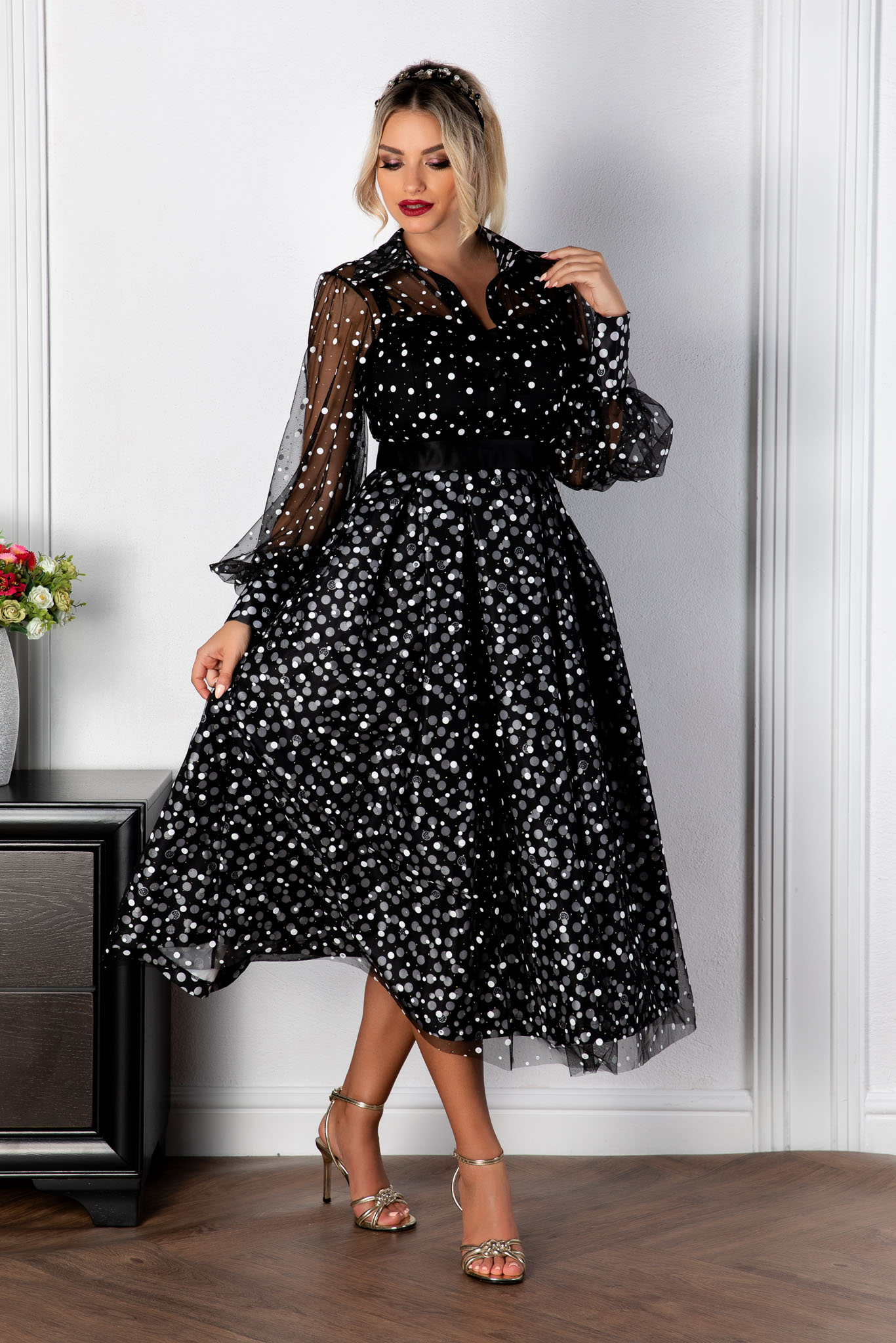 Rochie vanessa neagra