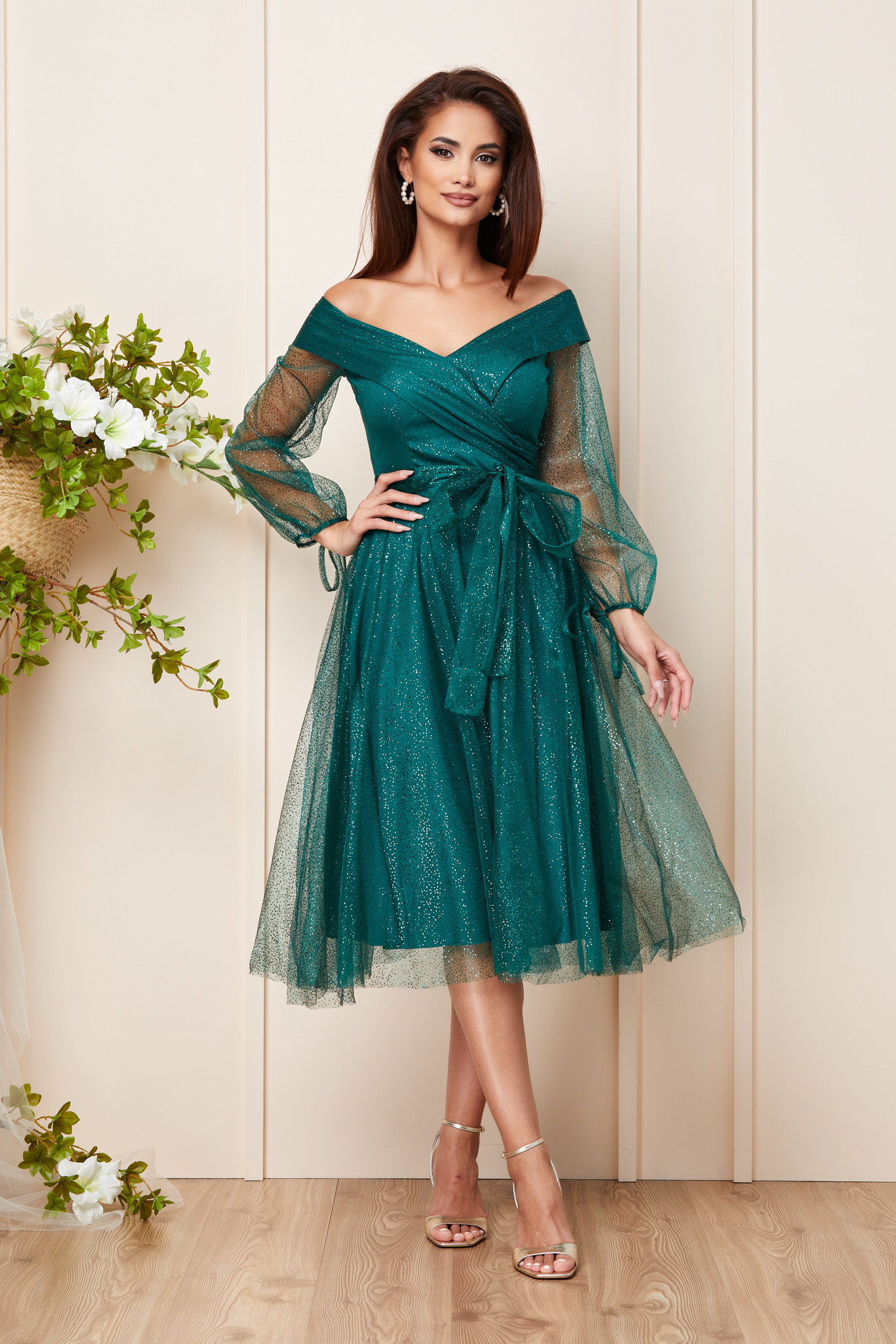 Rochie kathryn verde