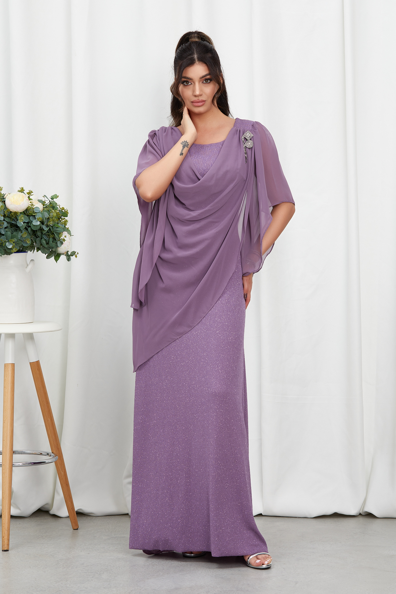 Poze Rochie Brilliante Mov zonia.ro 