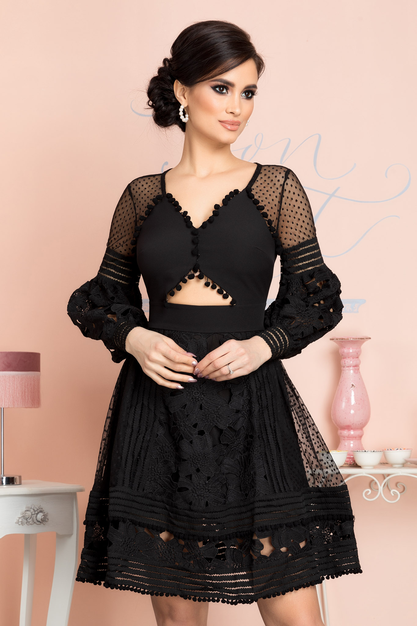 Rochie argentinia neagra