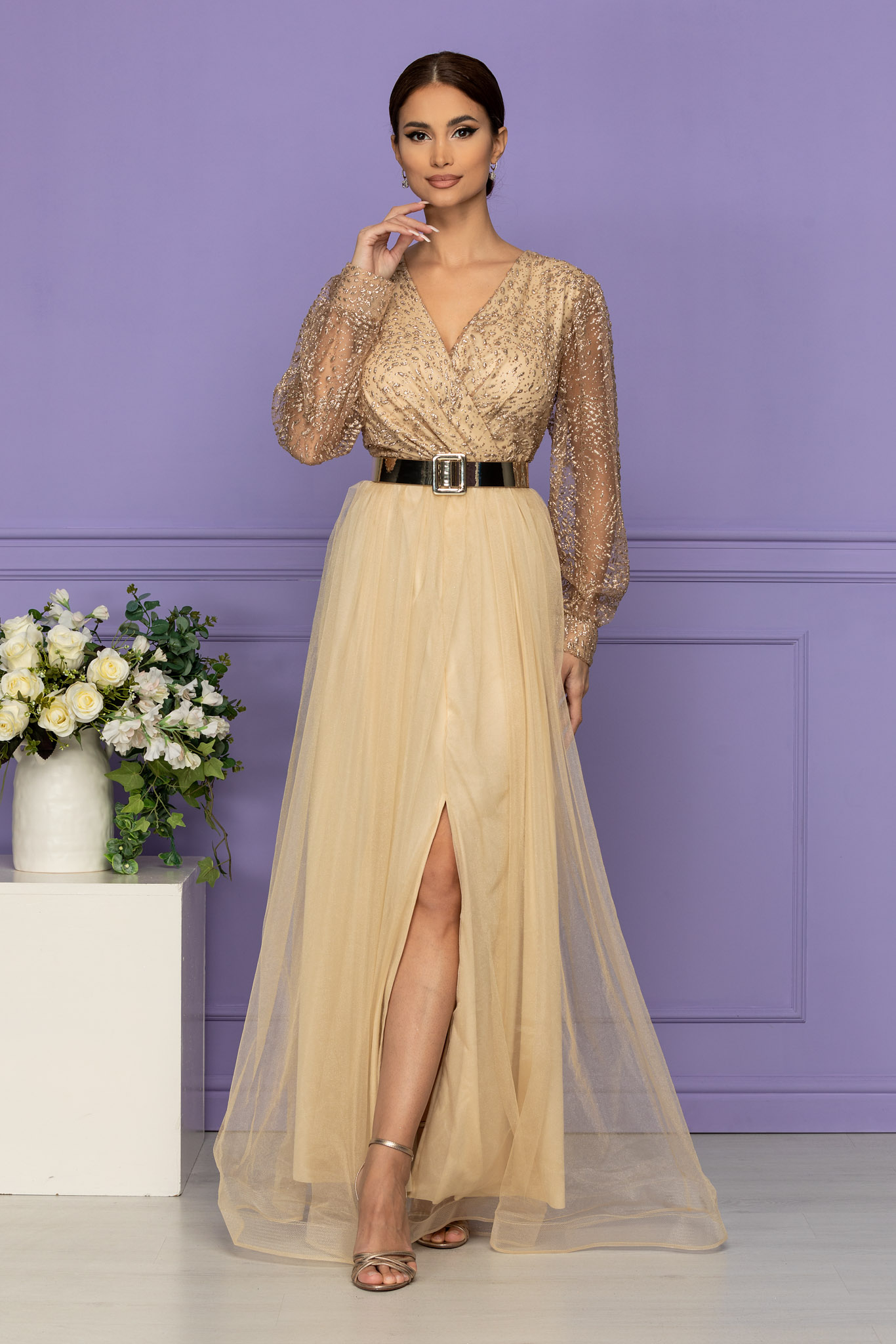 Rochie opal nude