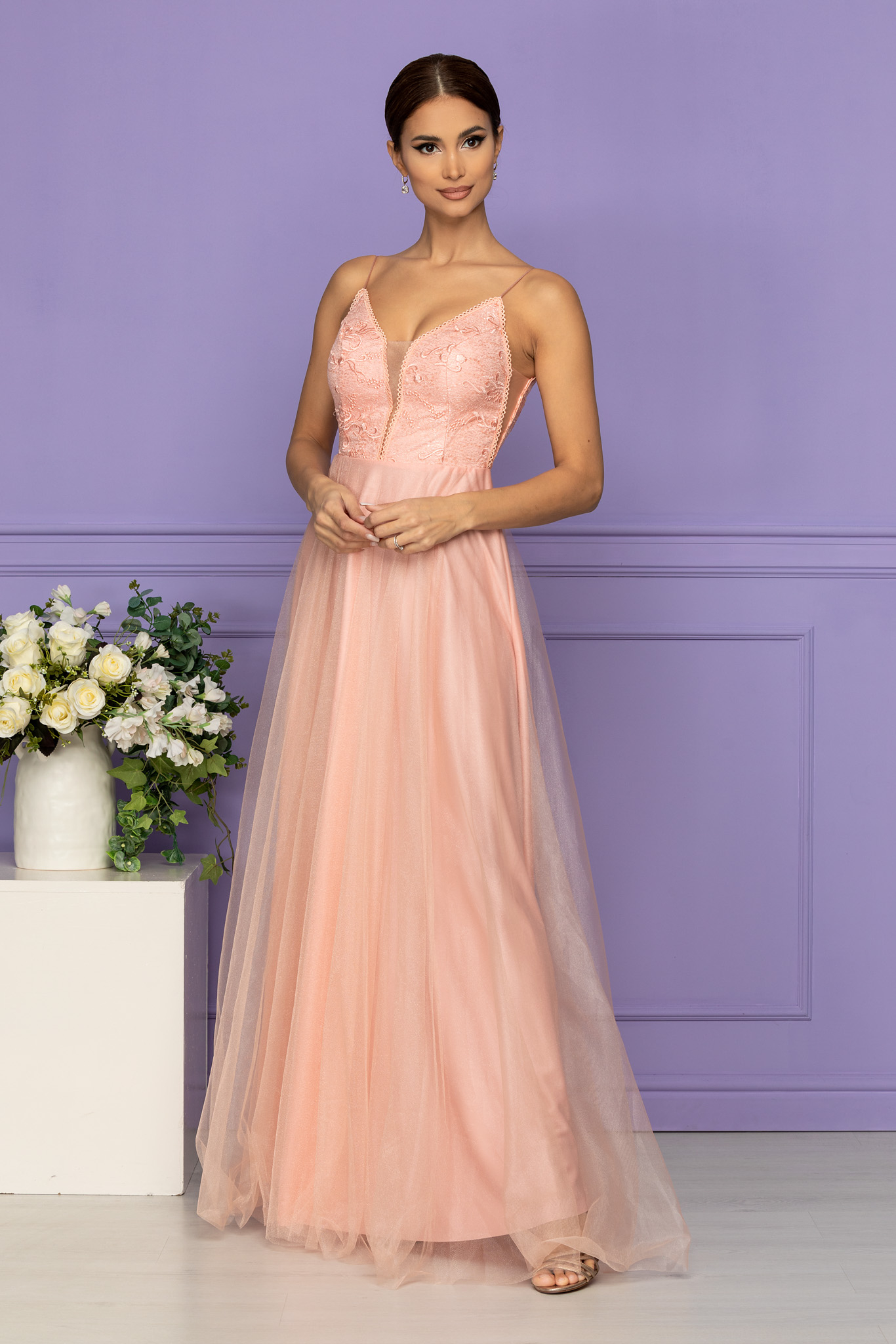 Rochie feeling peach