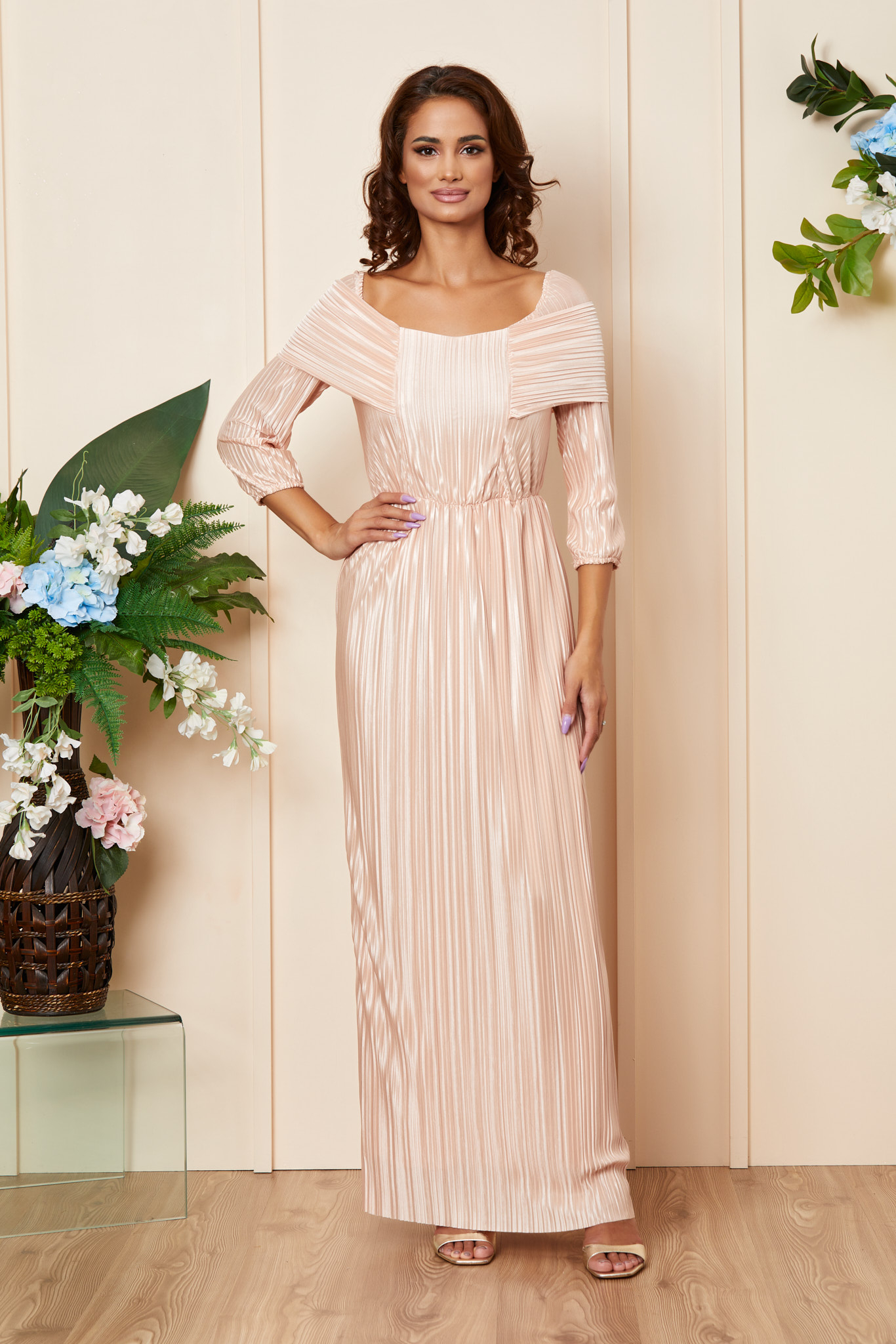 Rochie azorya peach