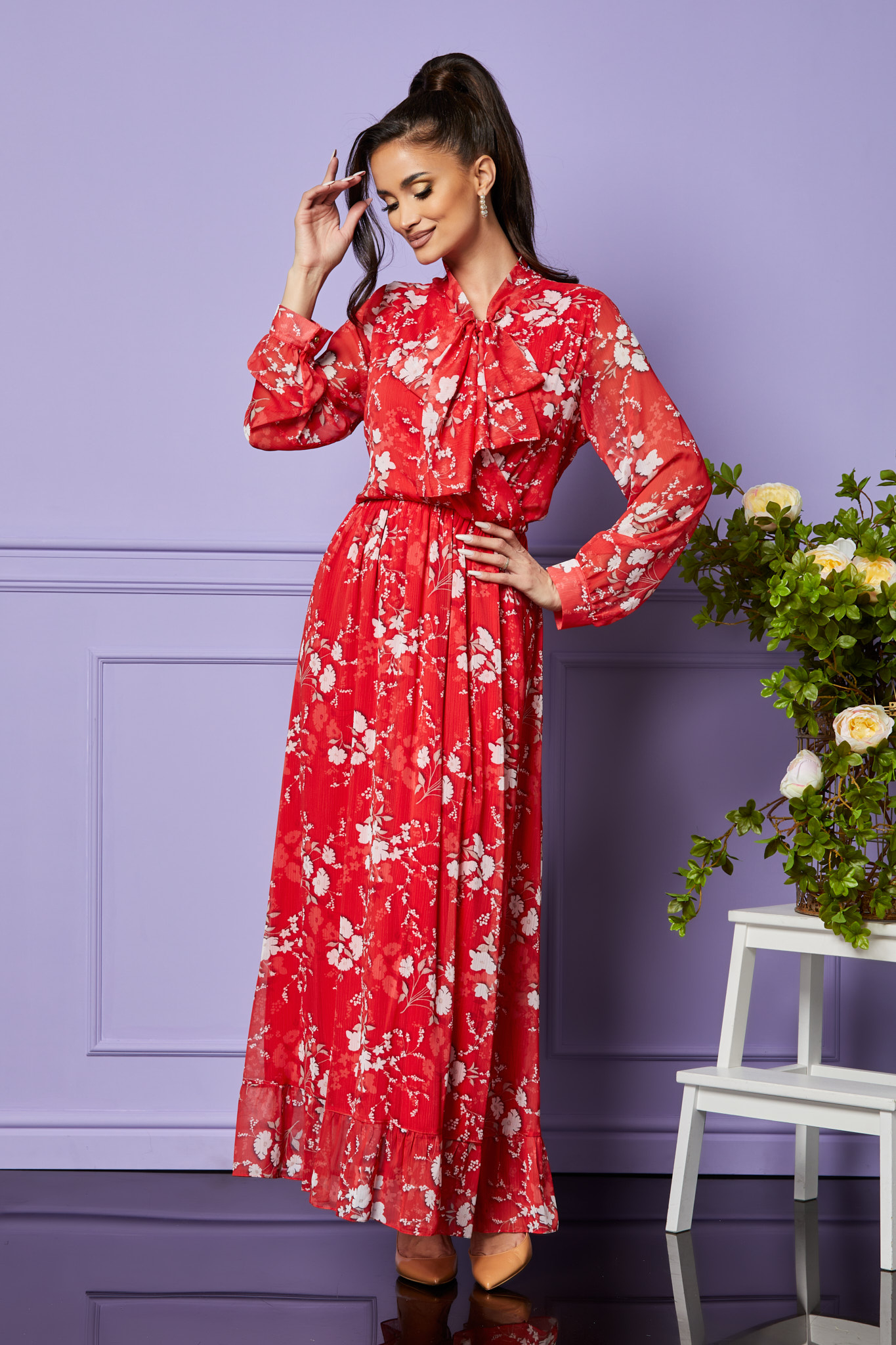 Rochie vanda rosie