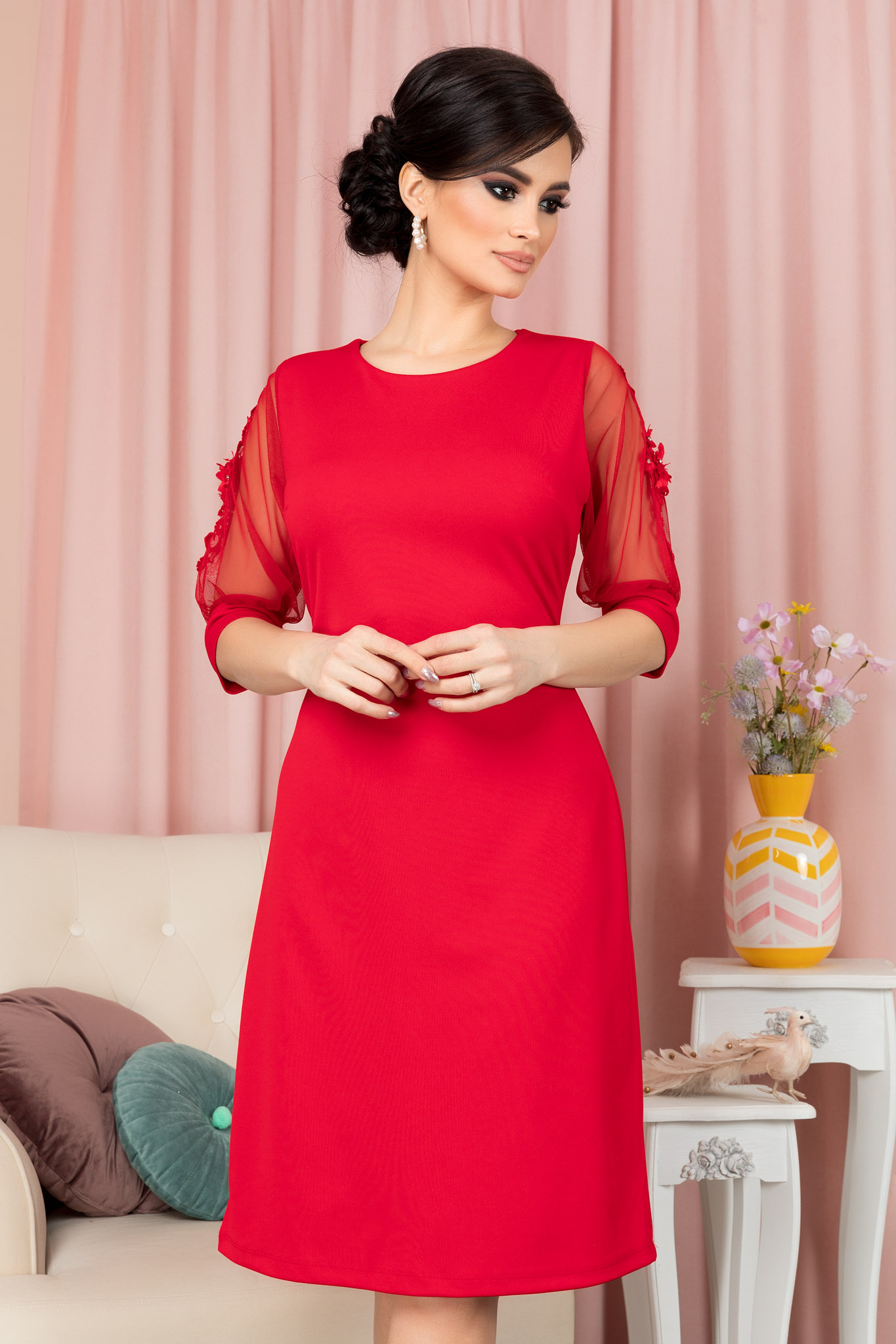 Rochie tisha rosie
