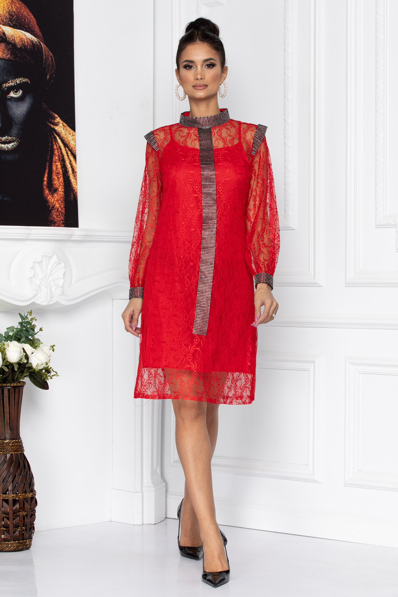 Rochie konnie rosie