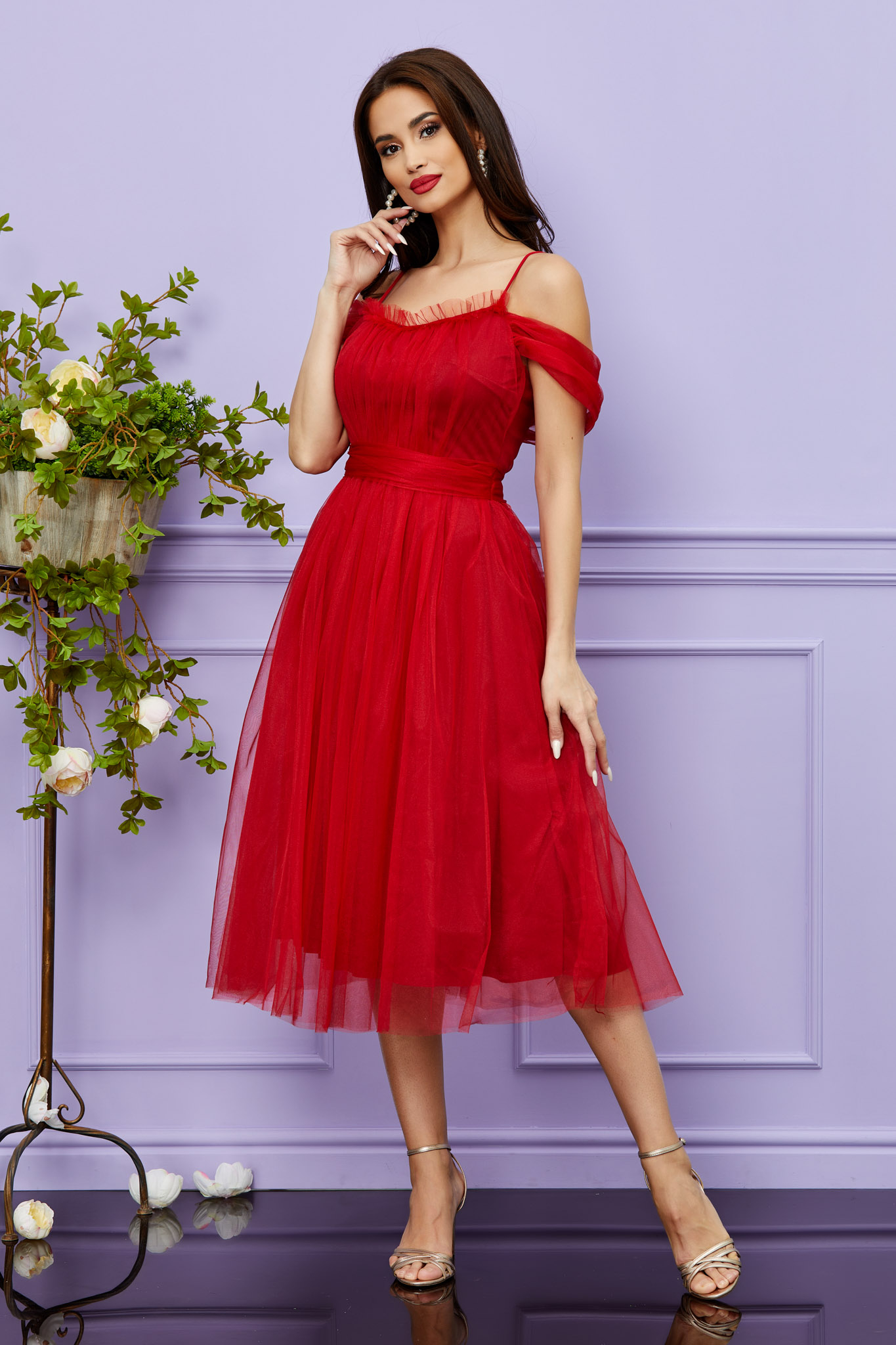 Poze Rochie Queeny Rosie zonia.ro 