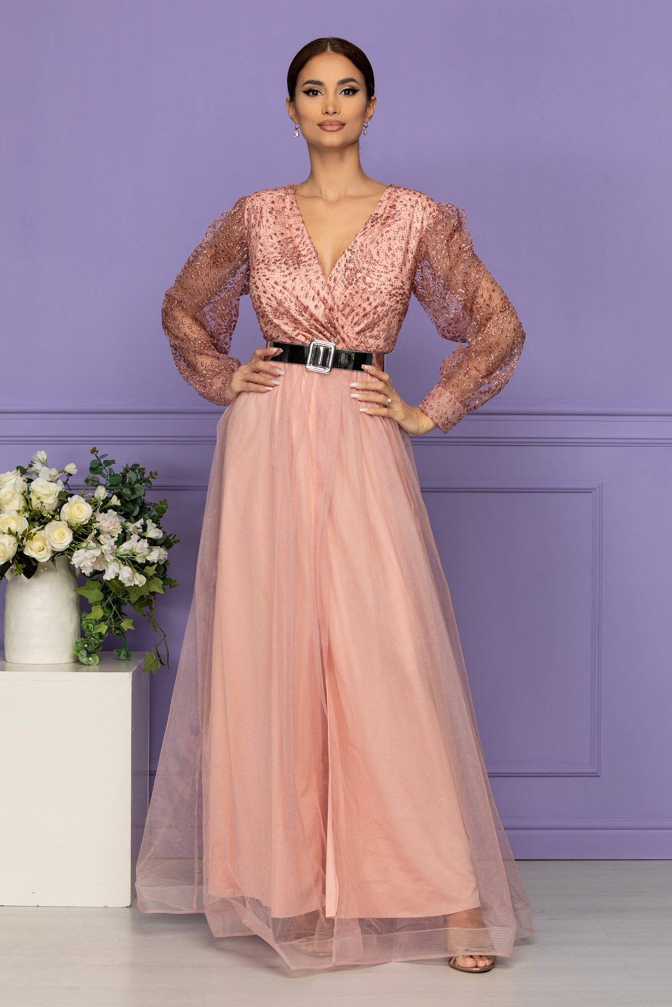 Rochie opal roz