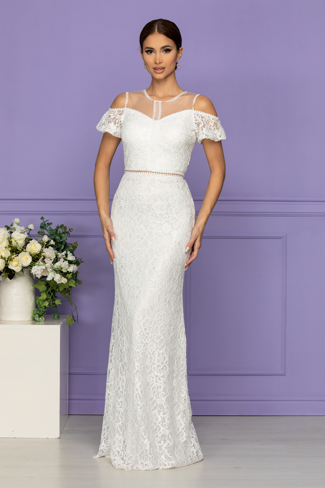 Rochie poeme alba