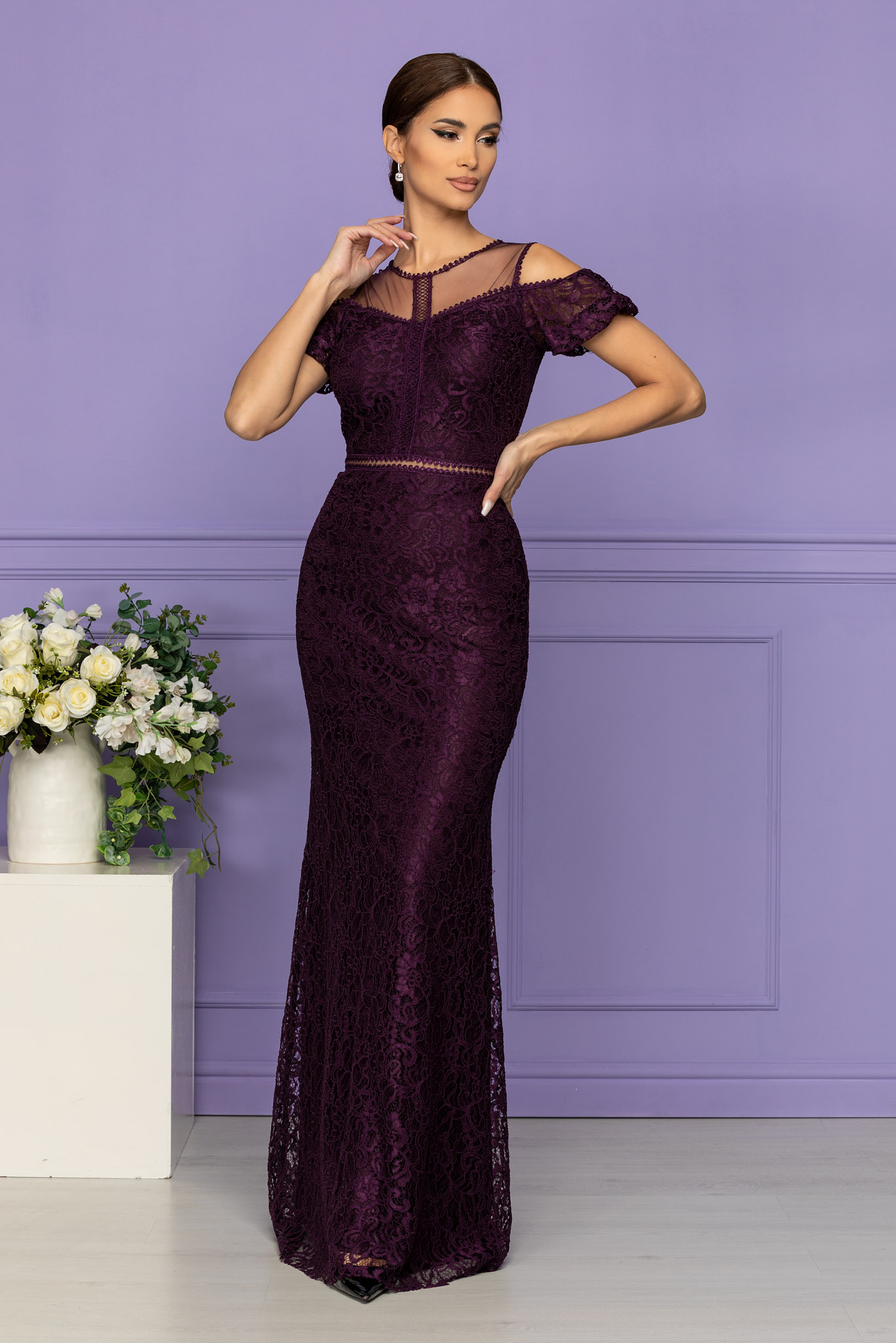 Rochie poeme violet
