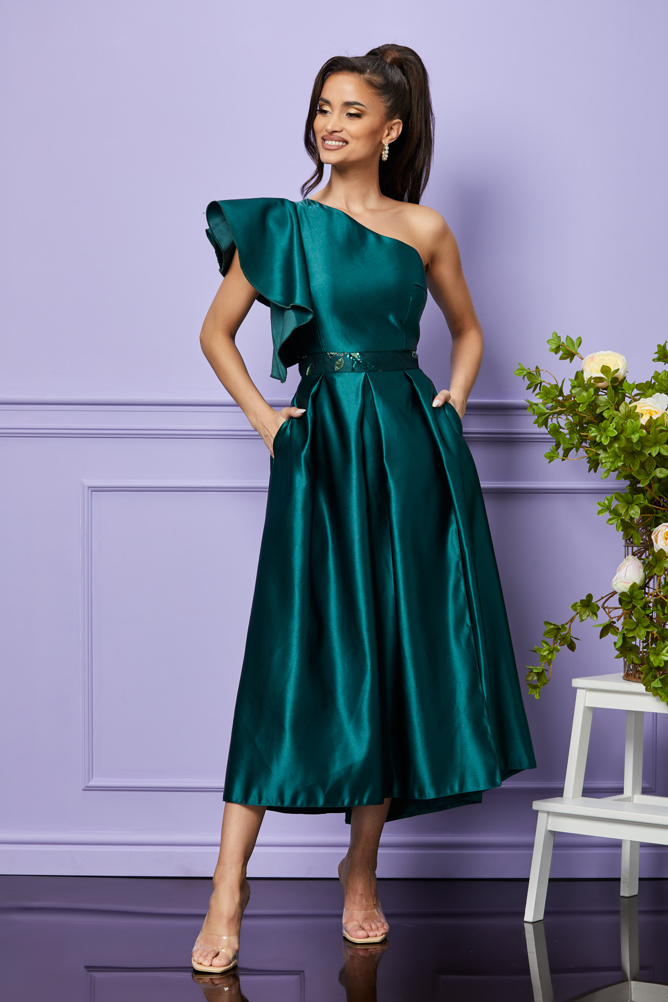 Rochie moze octavia verde