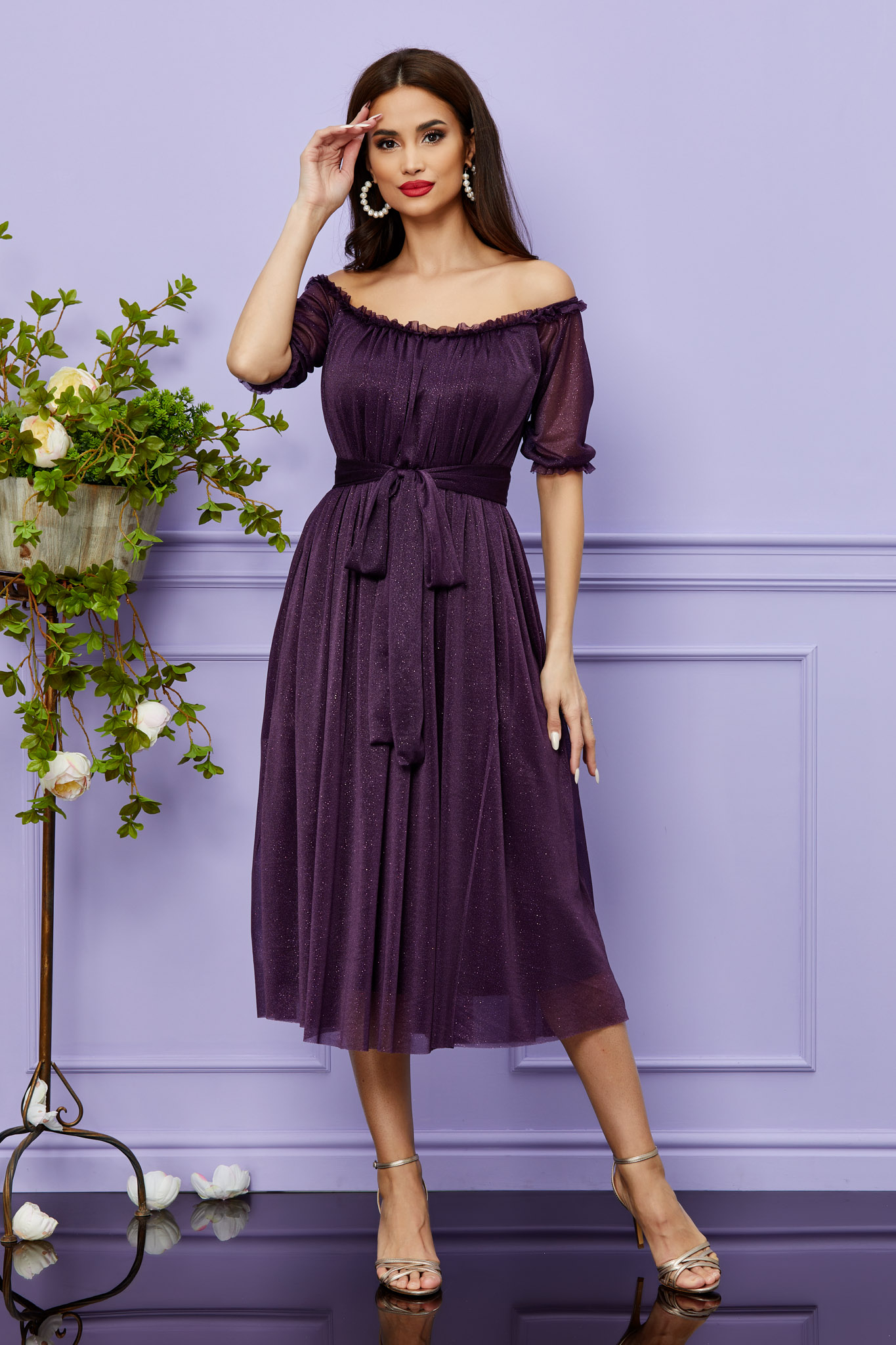 Rochie karamia violet