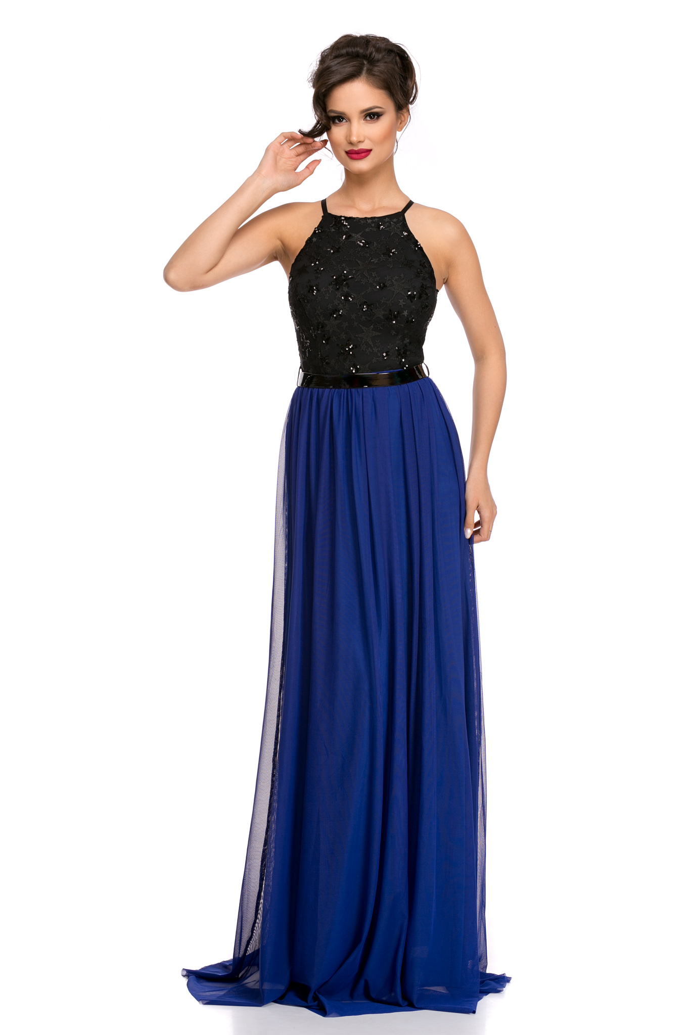 rochie celebrity albastra