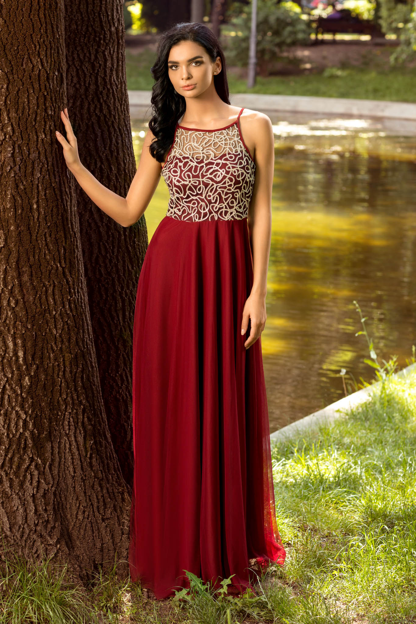 Rochie Odessa Bordo