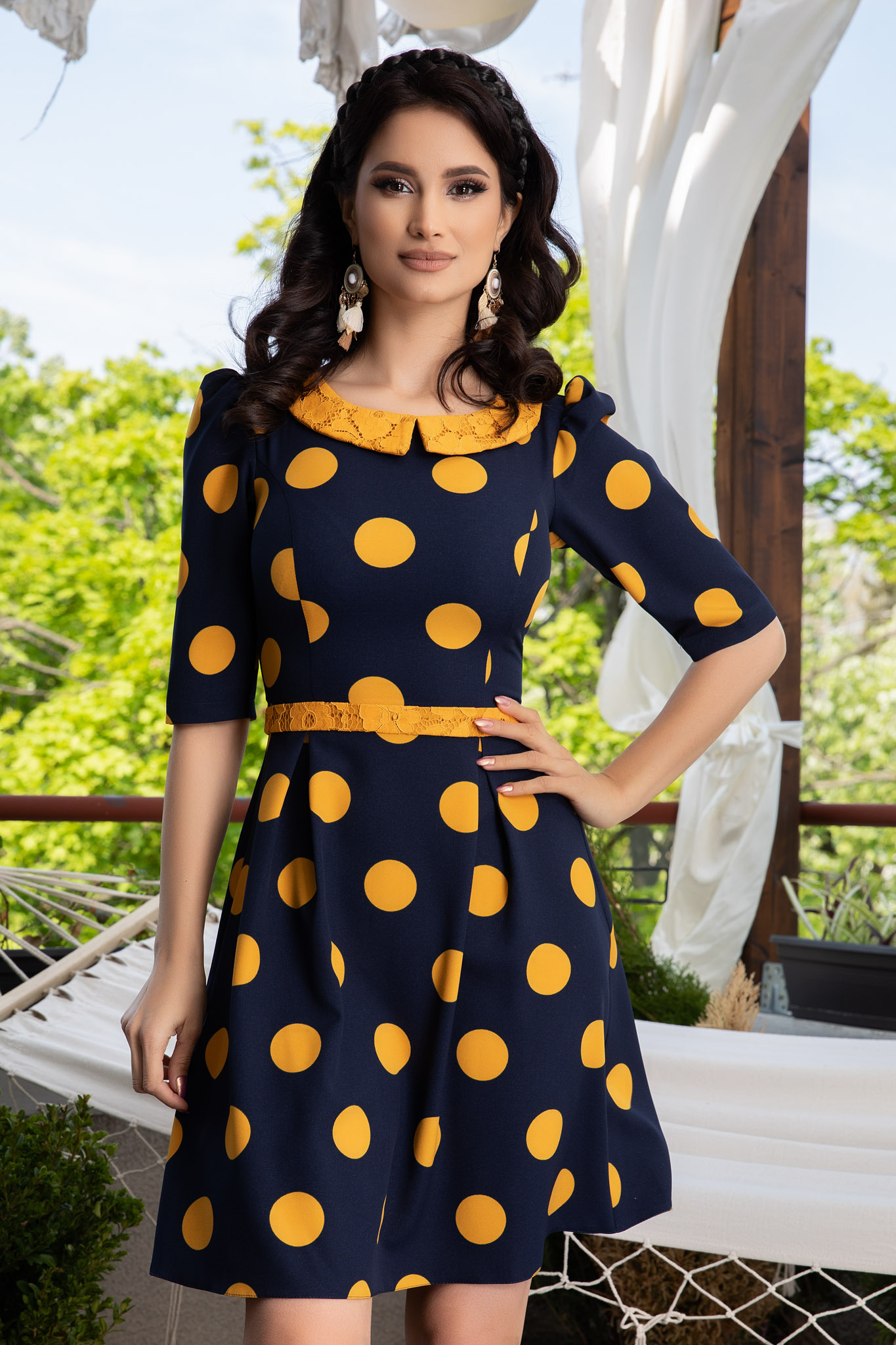 Rochie la donna nadira bicolora